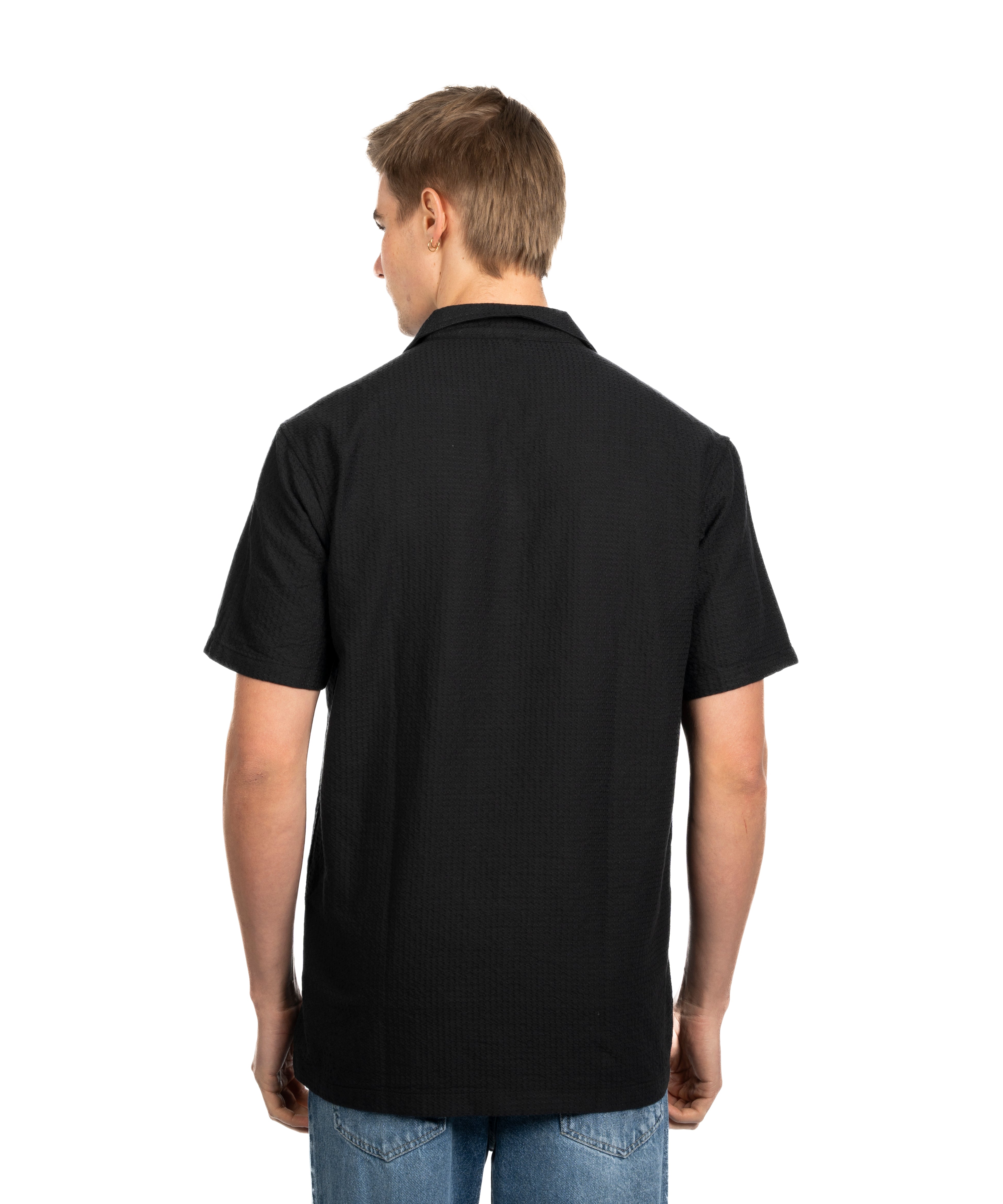 Half Sleeve Shirt - Men - Striped