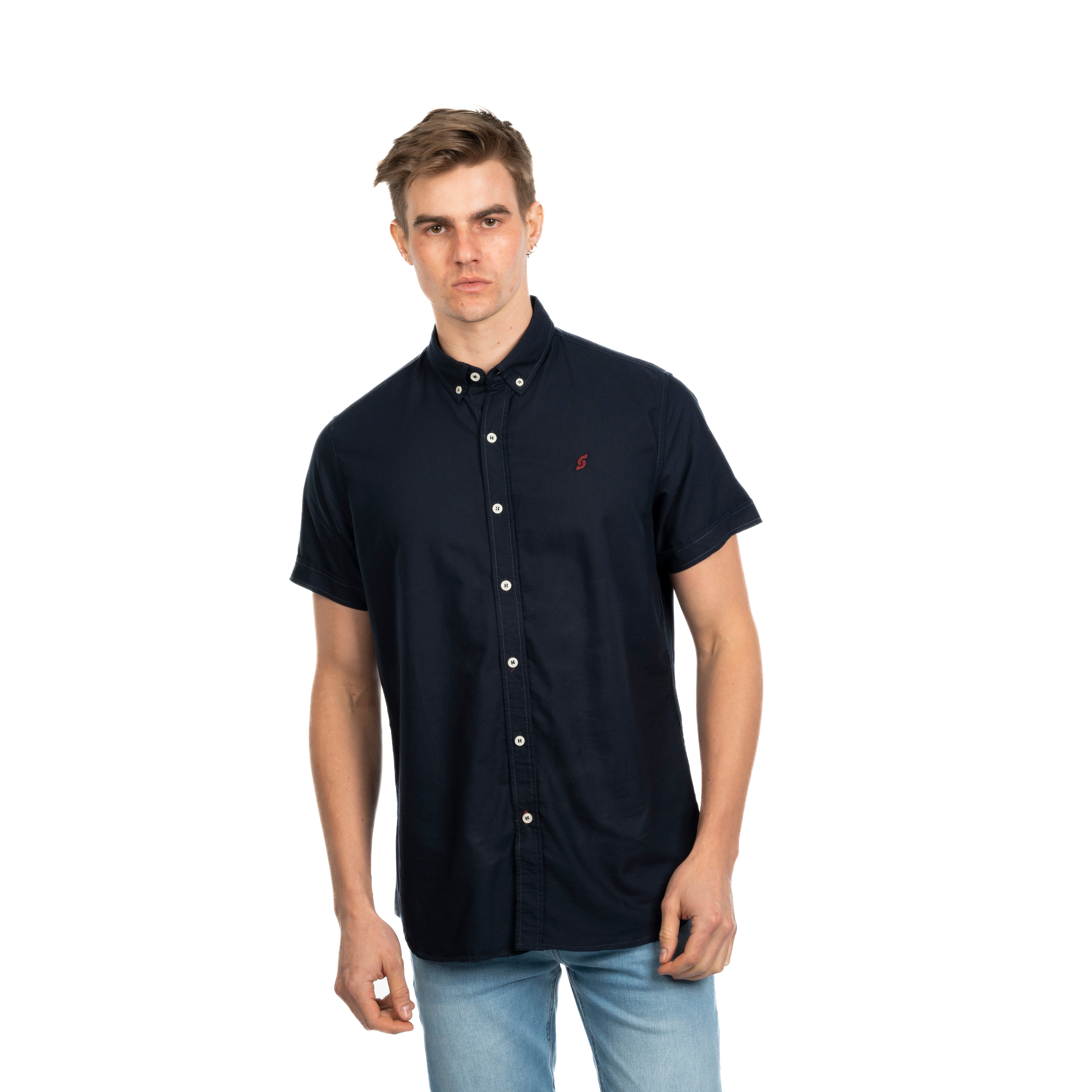 Half Sleeve Shirt - Men - Plain