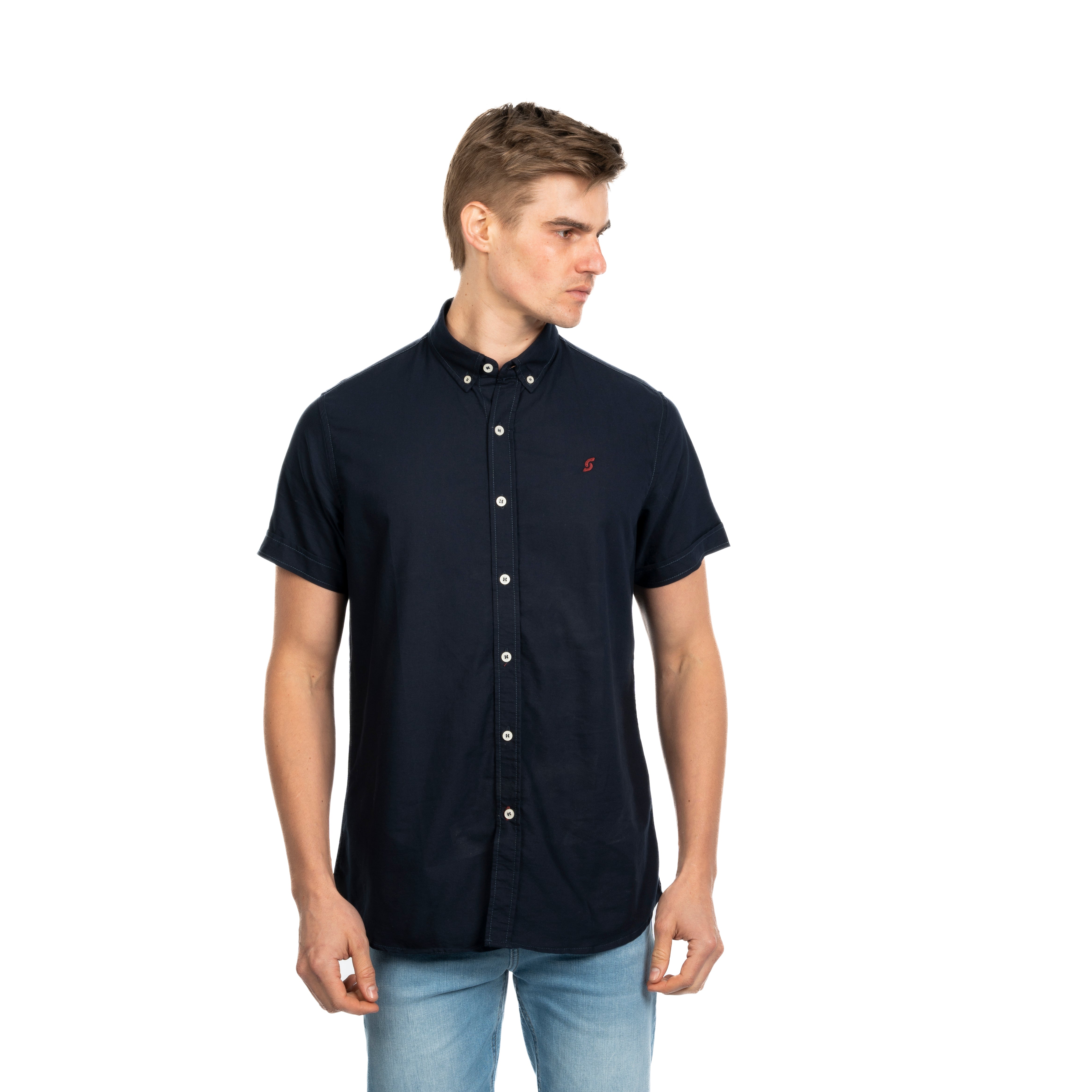 Half Sleeve Shirt - Men - Plain