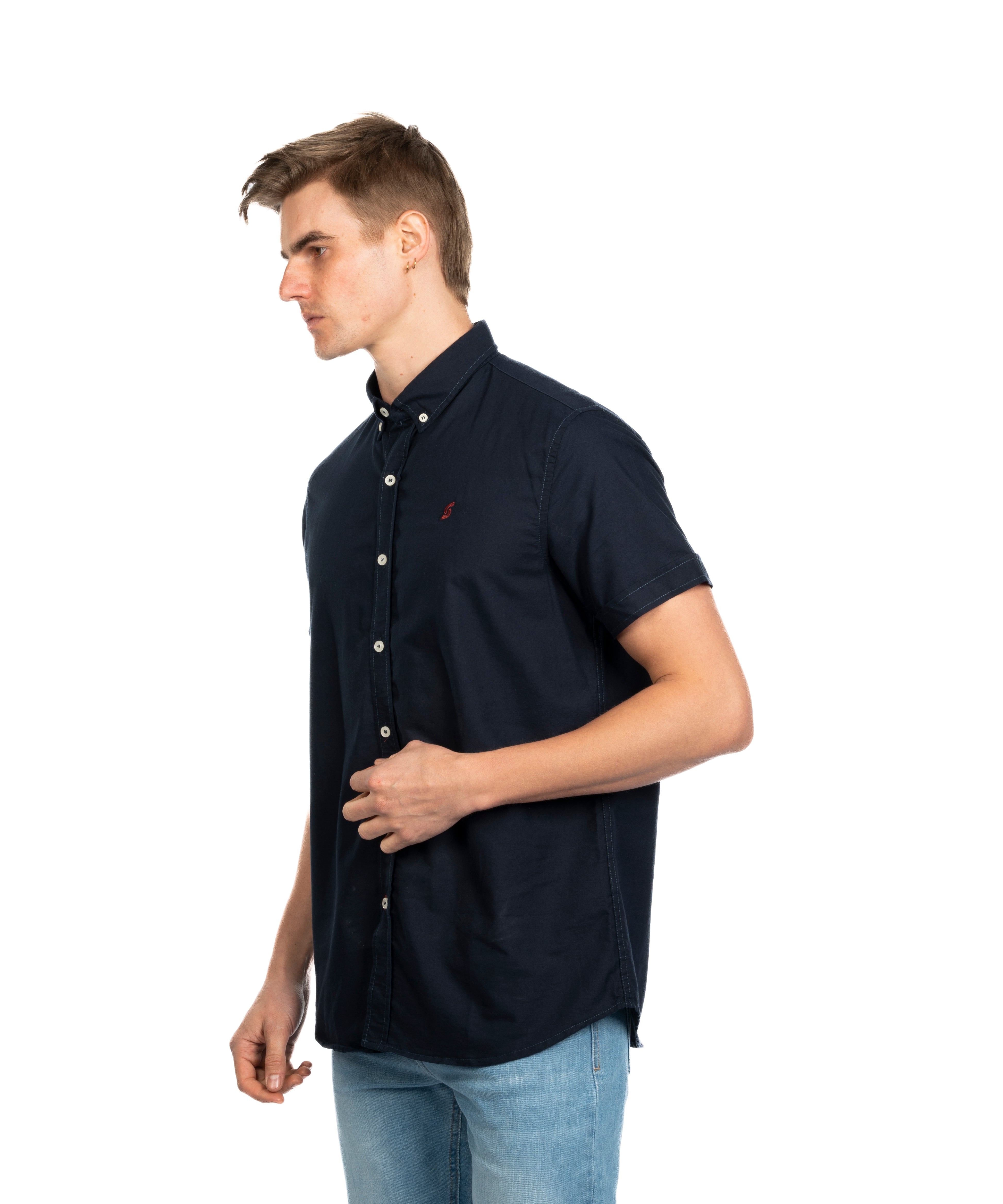Half Sleeve Shirt - Men - Plain