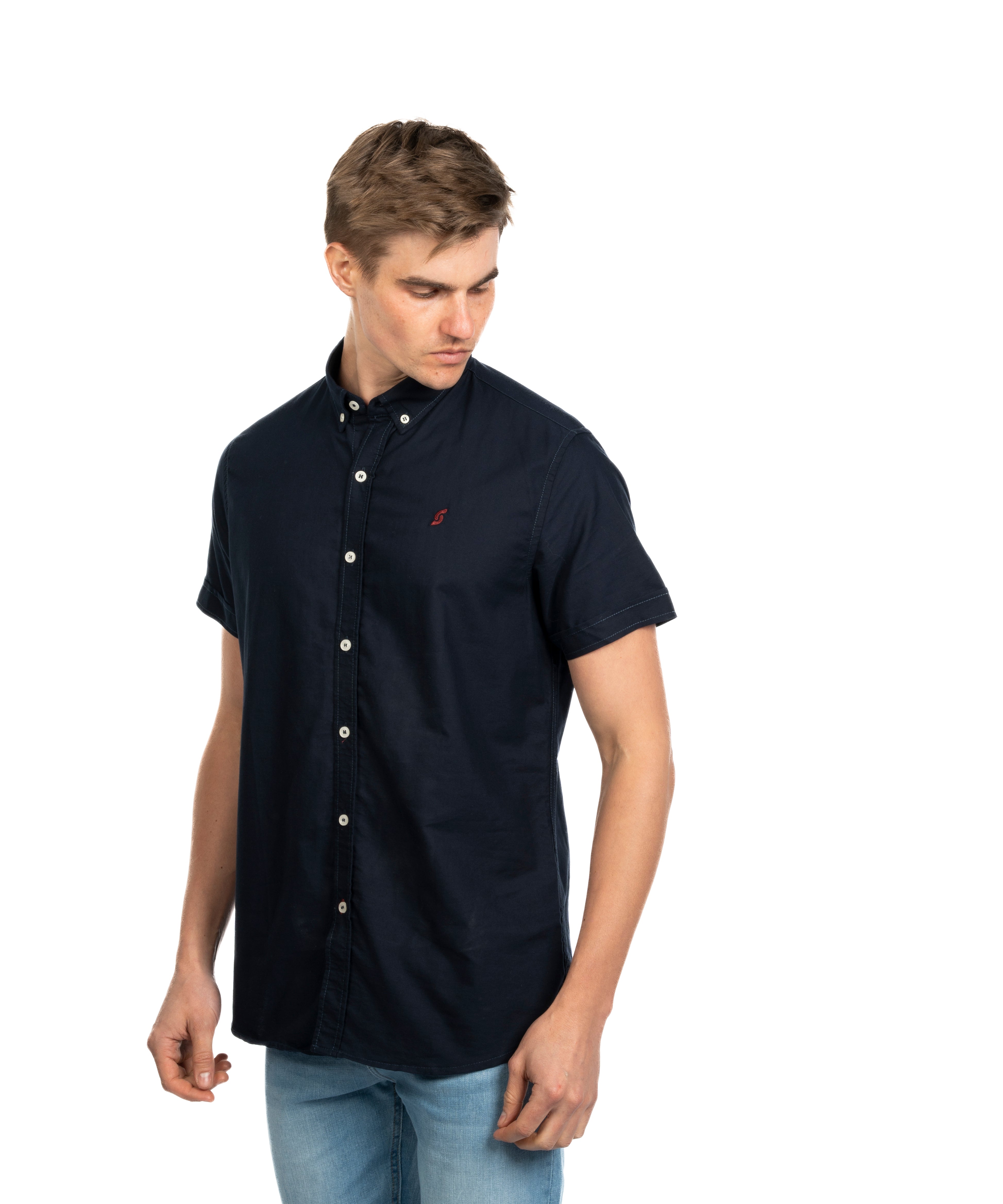 Half Sleeve Shirt - Men - Plain