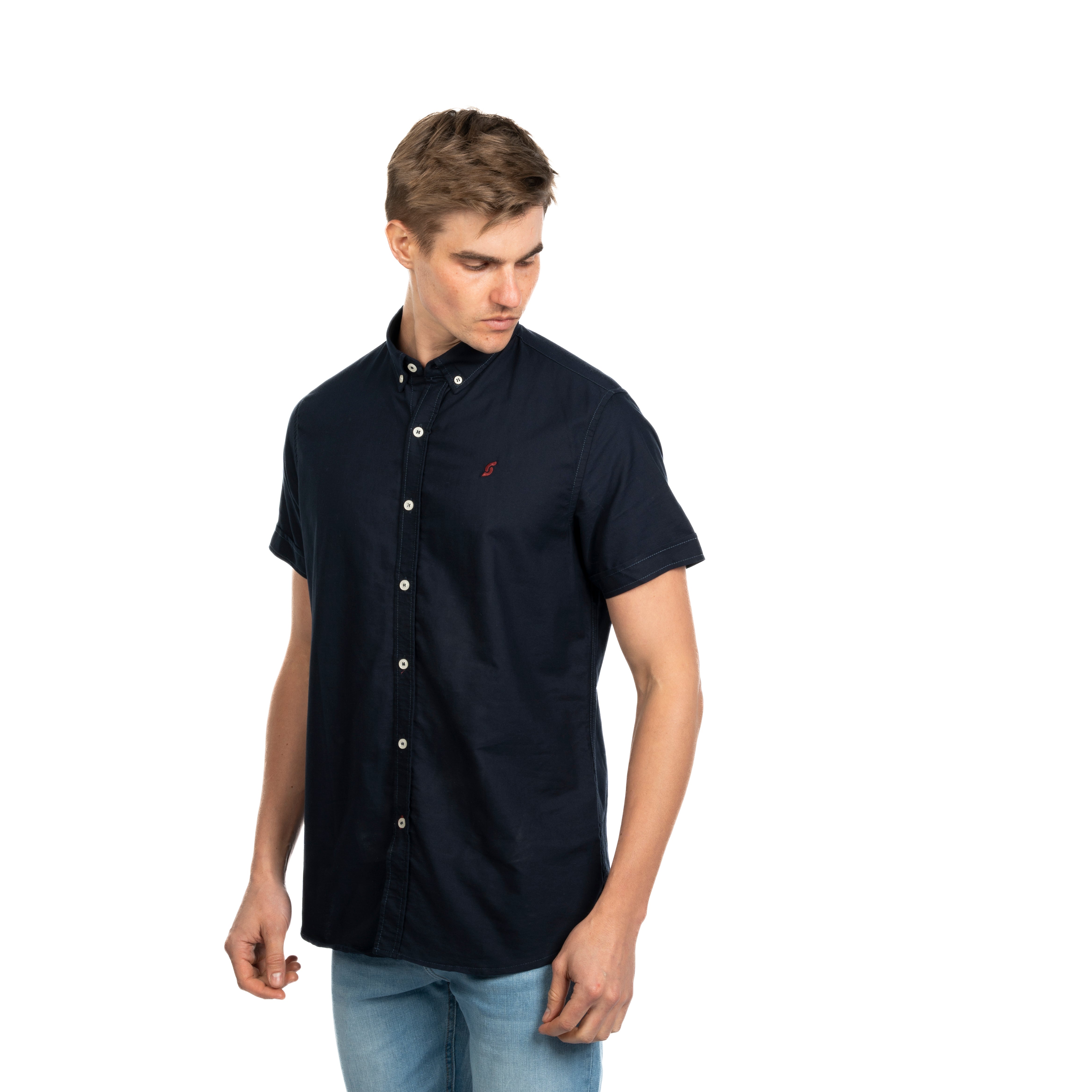 Half Sleeve Shirt - Men - Plain