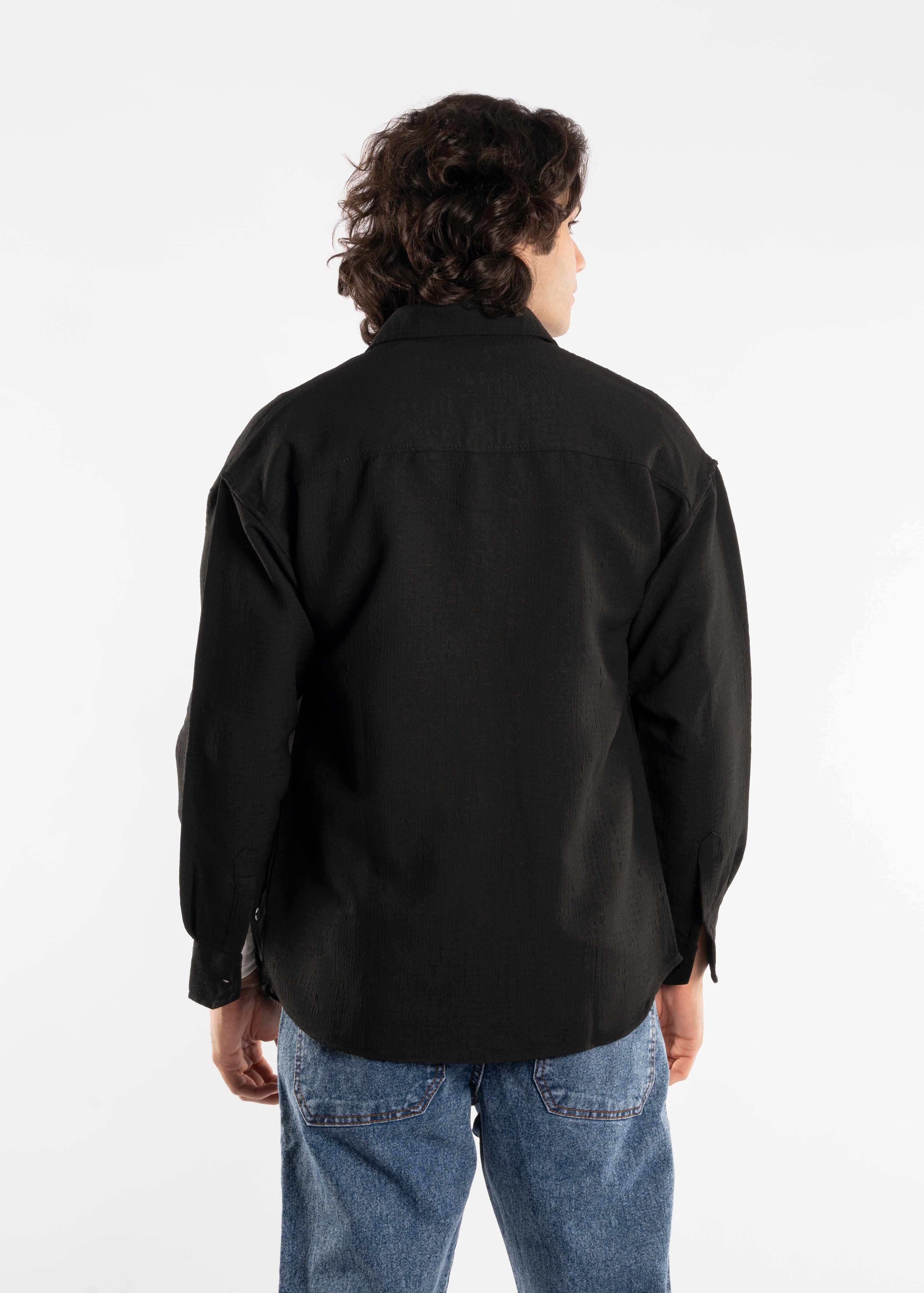 Long Sleeve Shirt - Men -  Gabardine