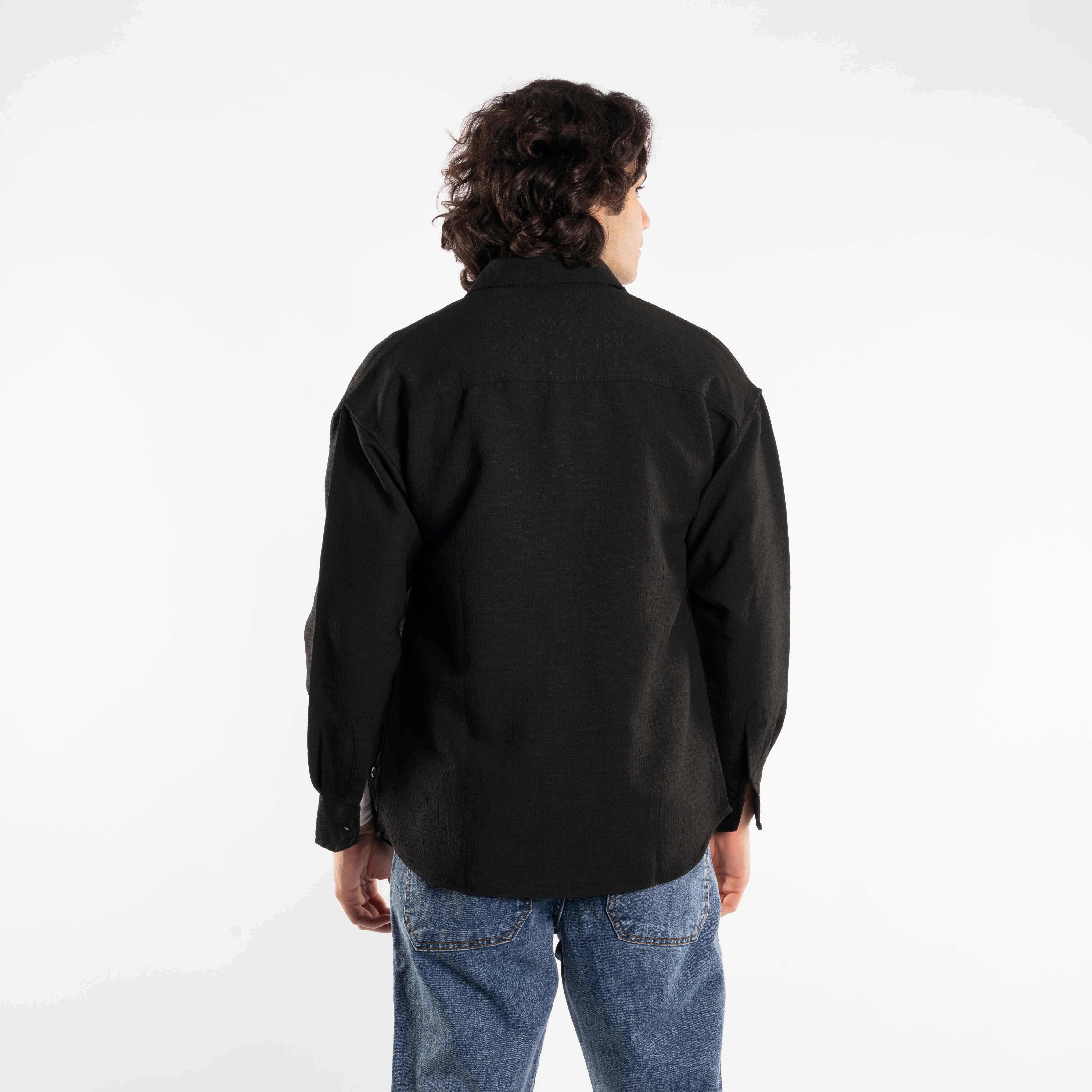 Long Sleeve Shirt - Men -  Gabardine
