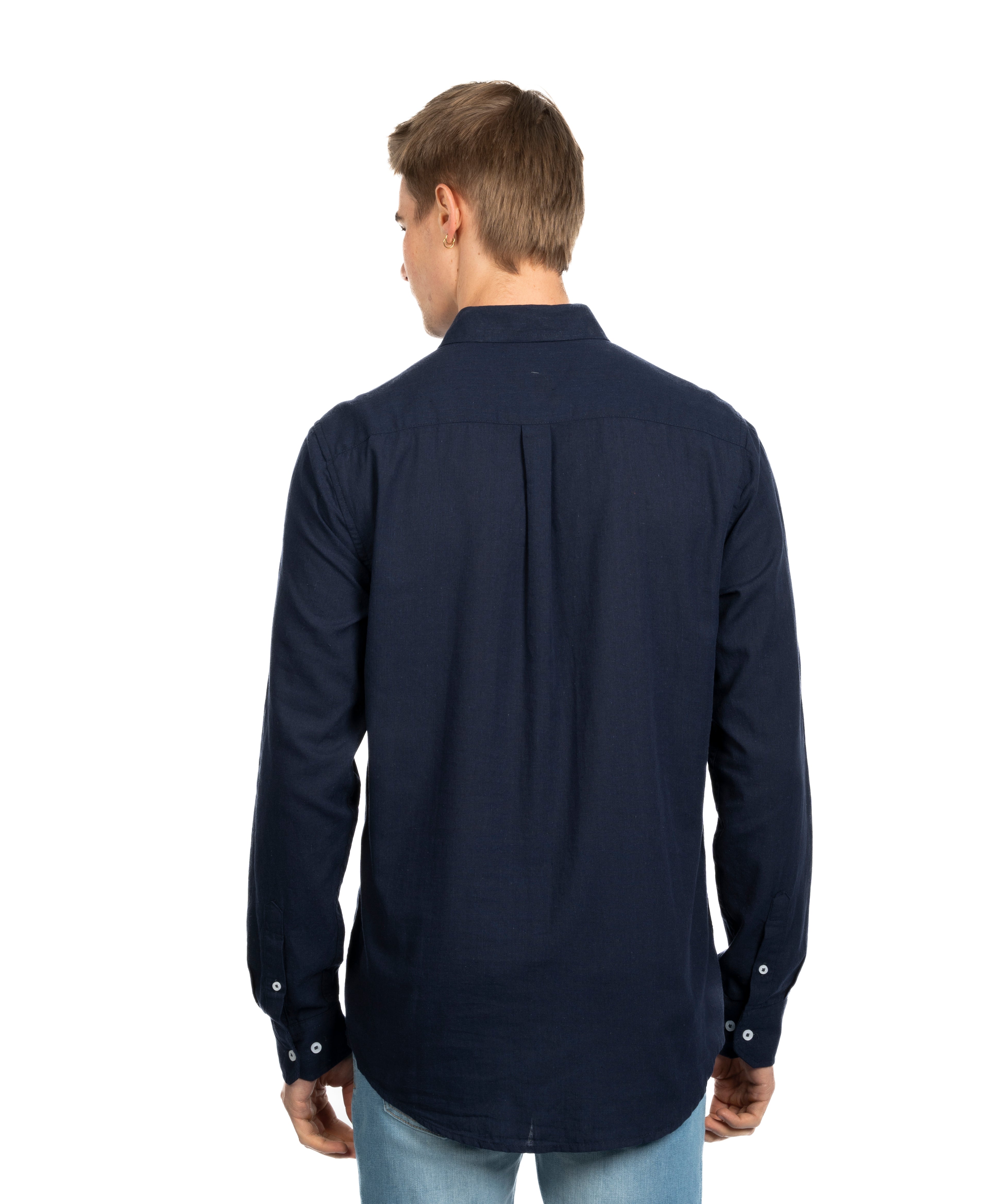 Long Sleeve Shirt - Men - Plain