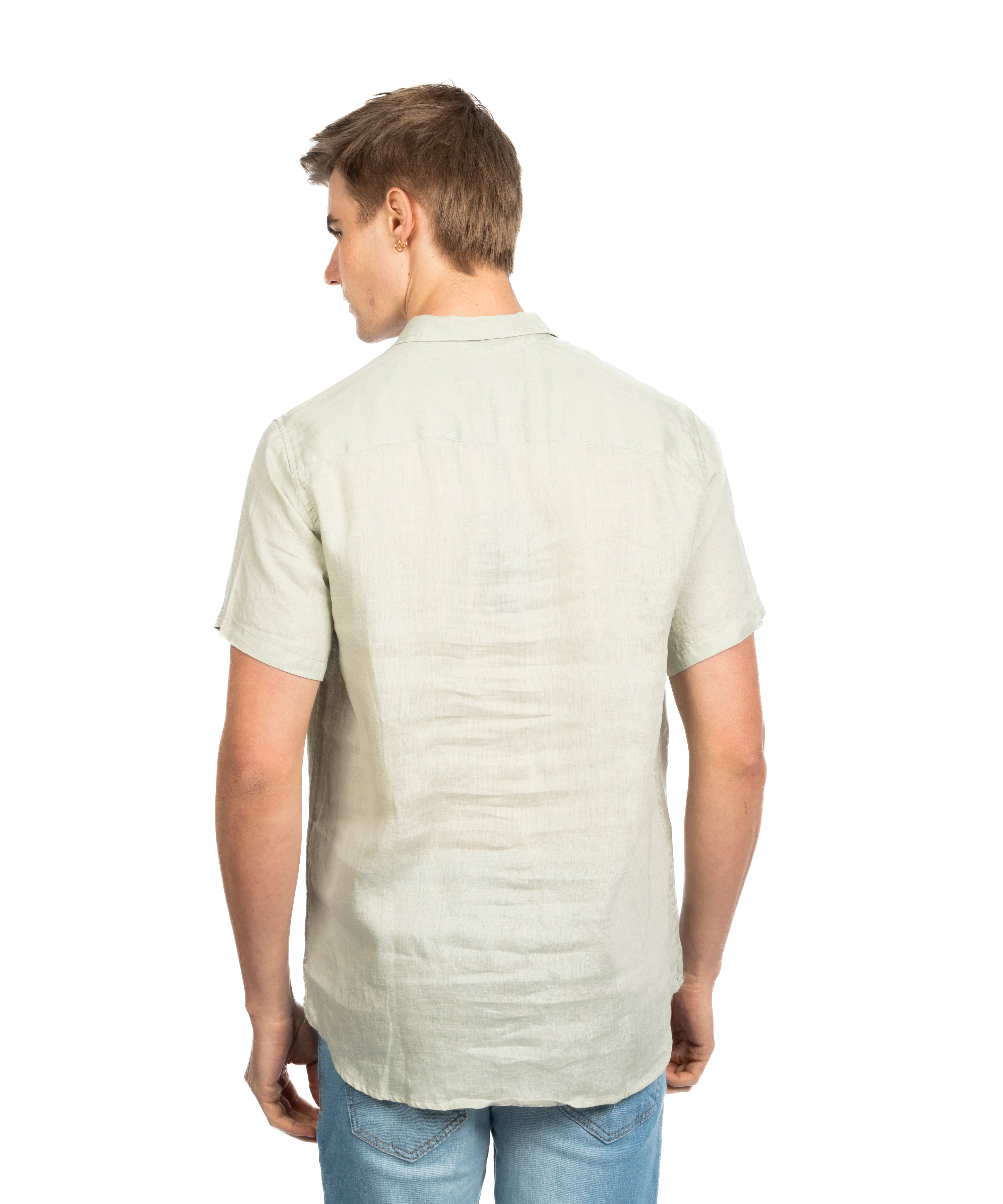 Half Sleeve Shirt - Men - Plain