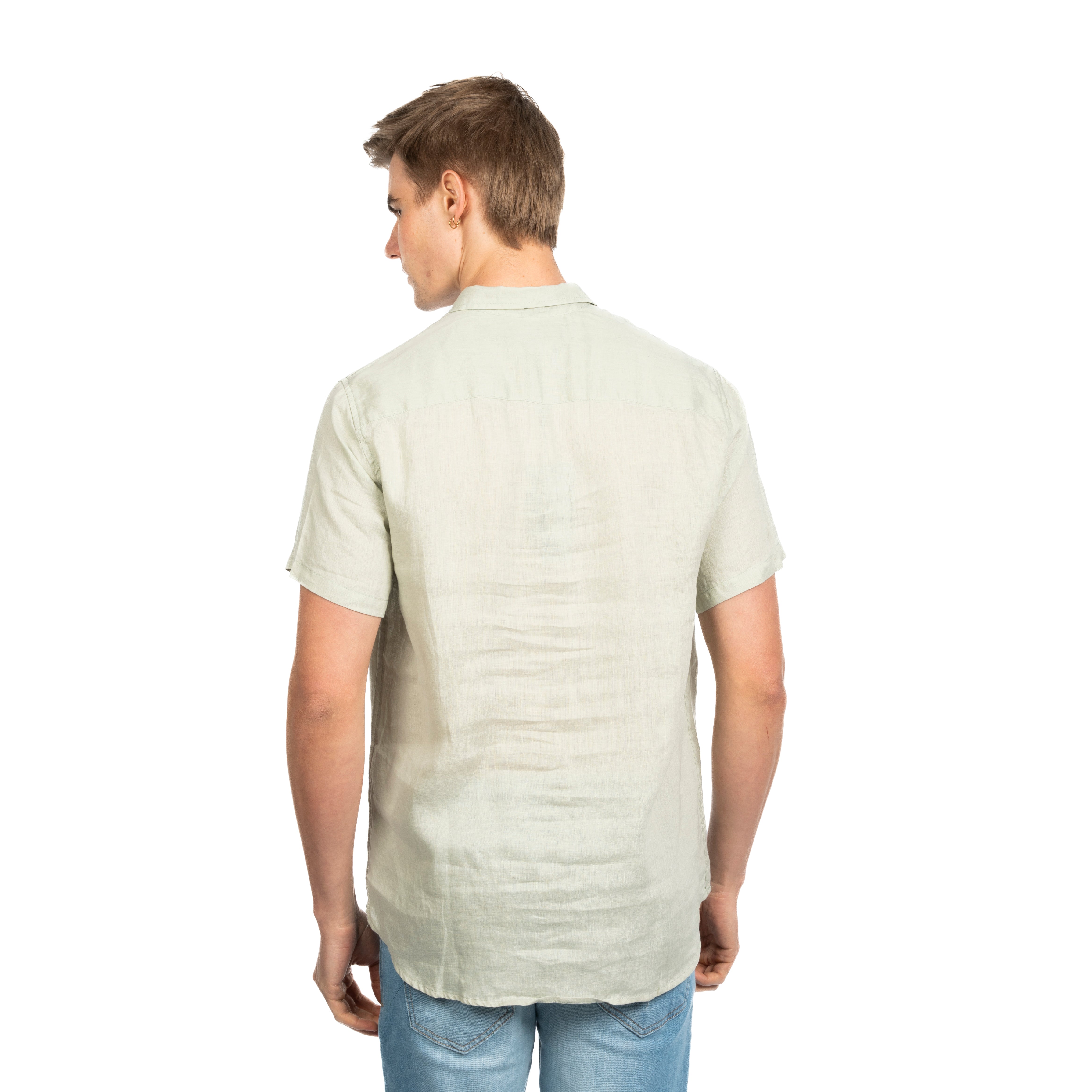 Half Sleeve Shirt - Men - Plain