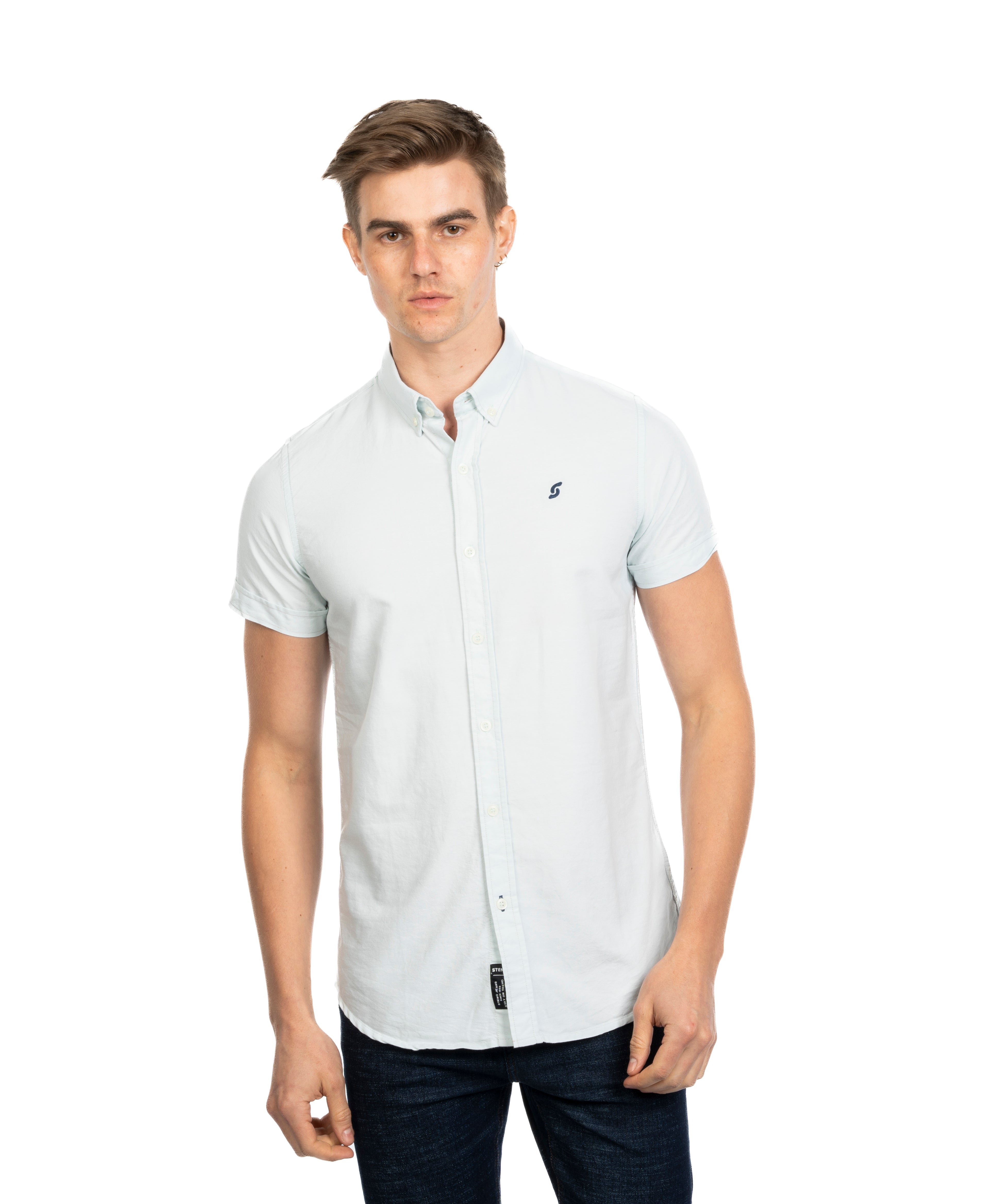 Half Sleeve Shirt - Men - Plain