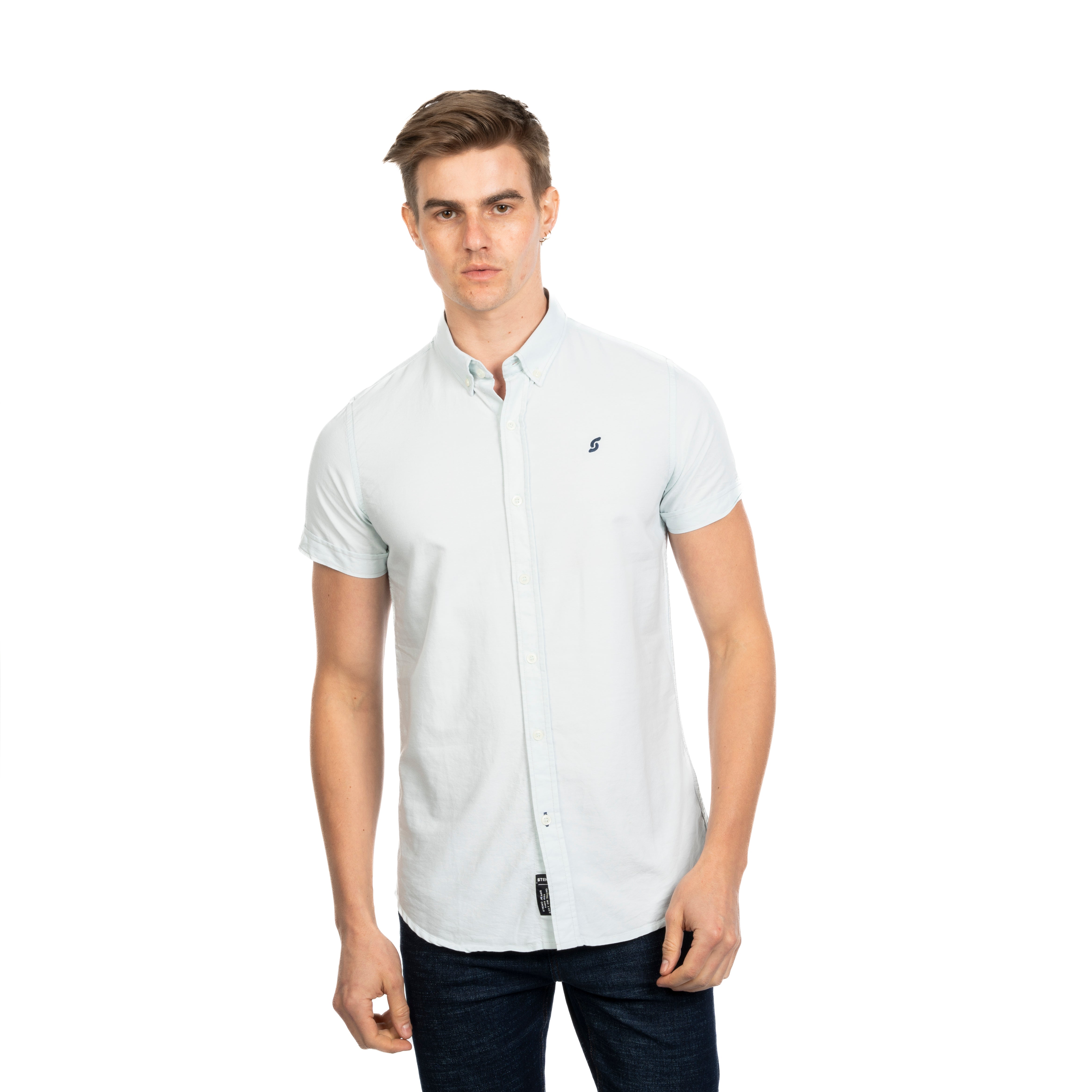 Half Sleeve Shirt - Men - Plain