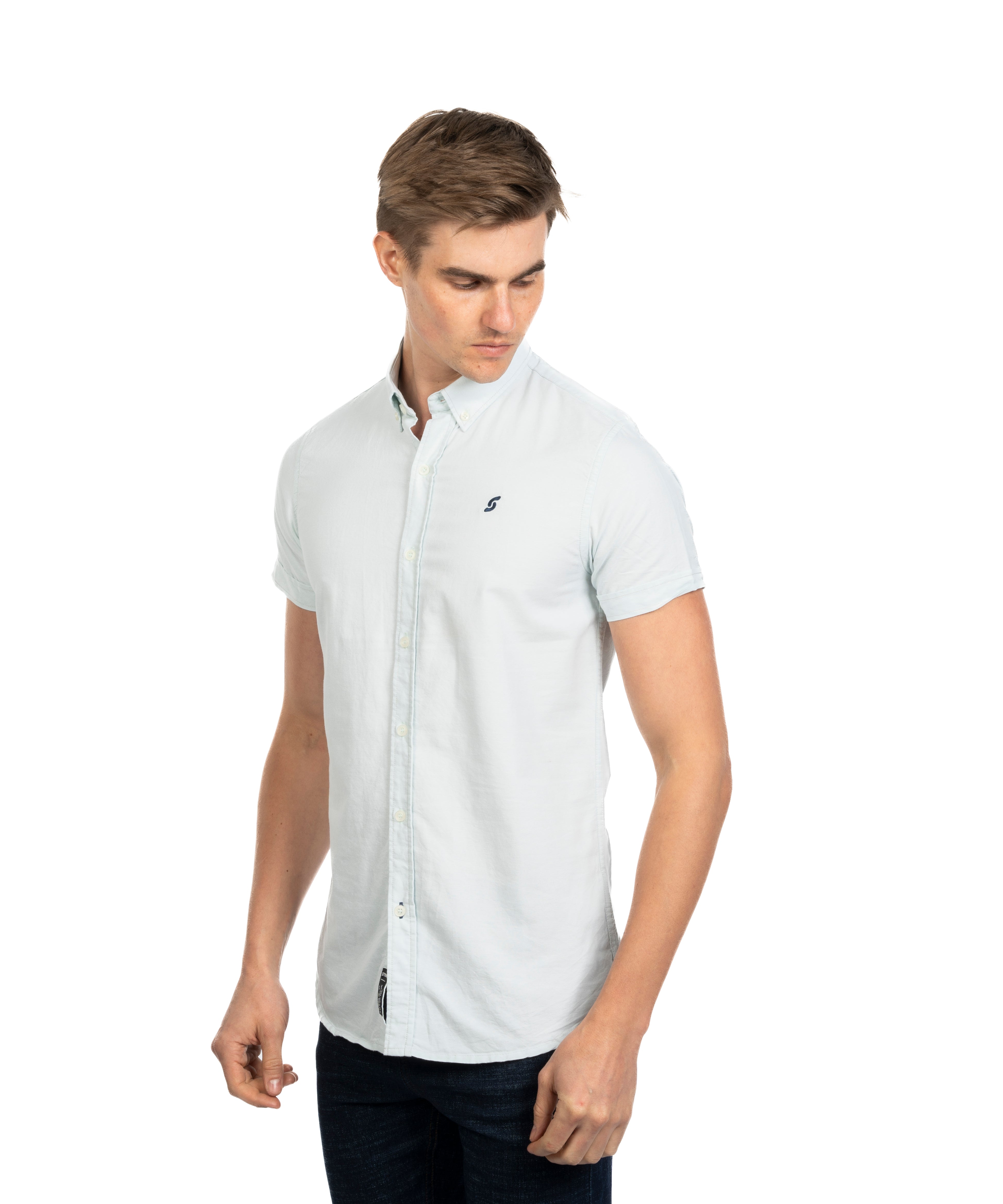 Half Sleeve Shirt - Men - Plain