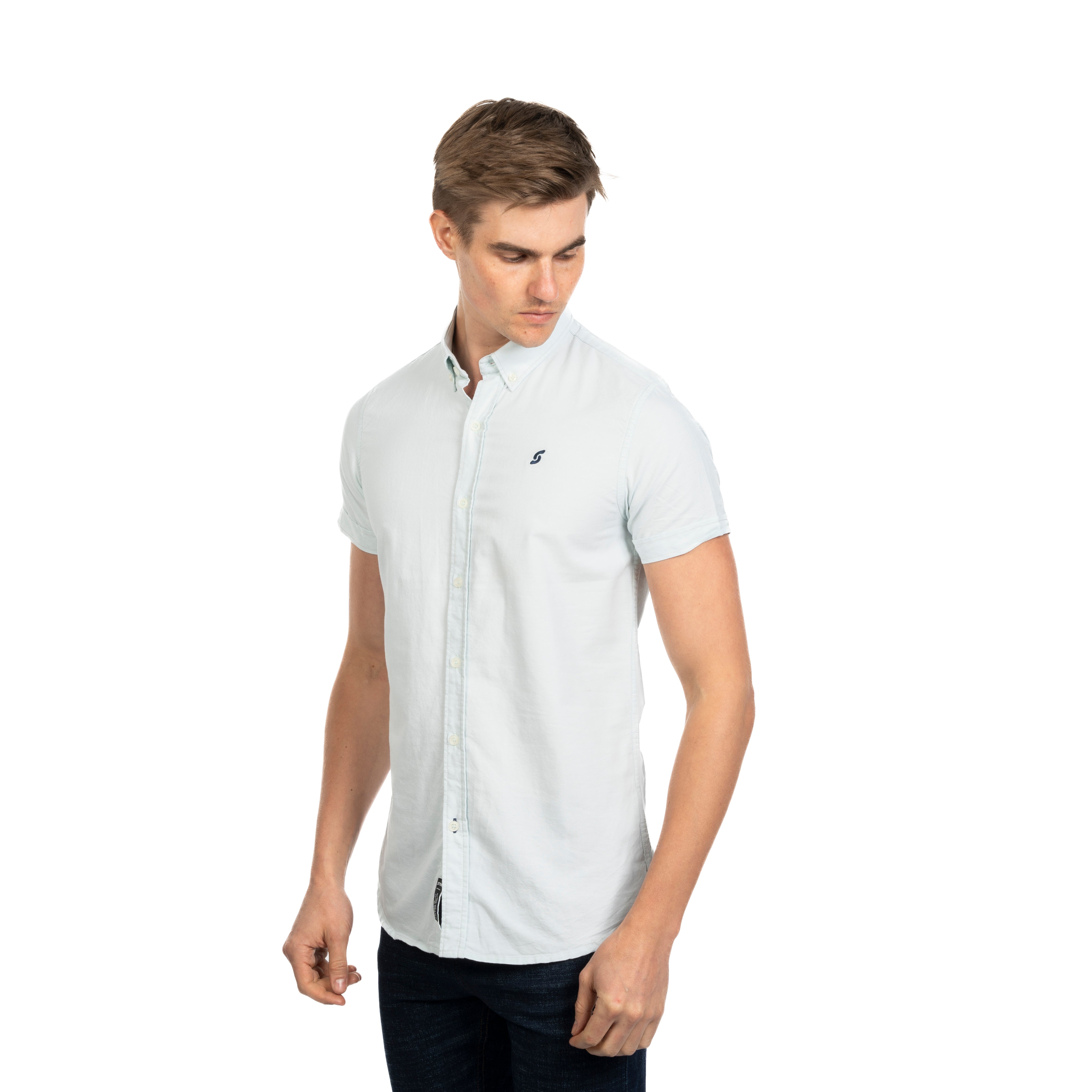 Half Sleeve Shirt - Men - Plain