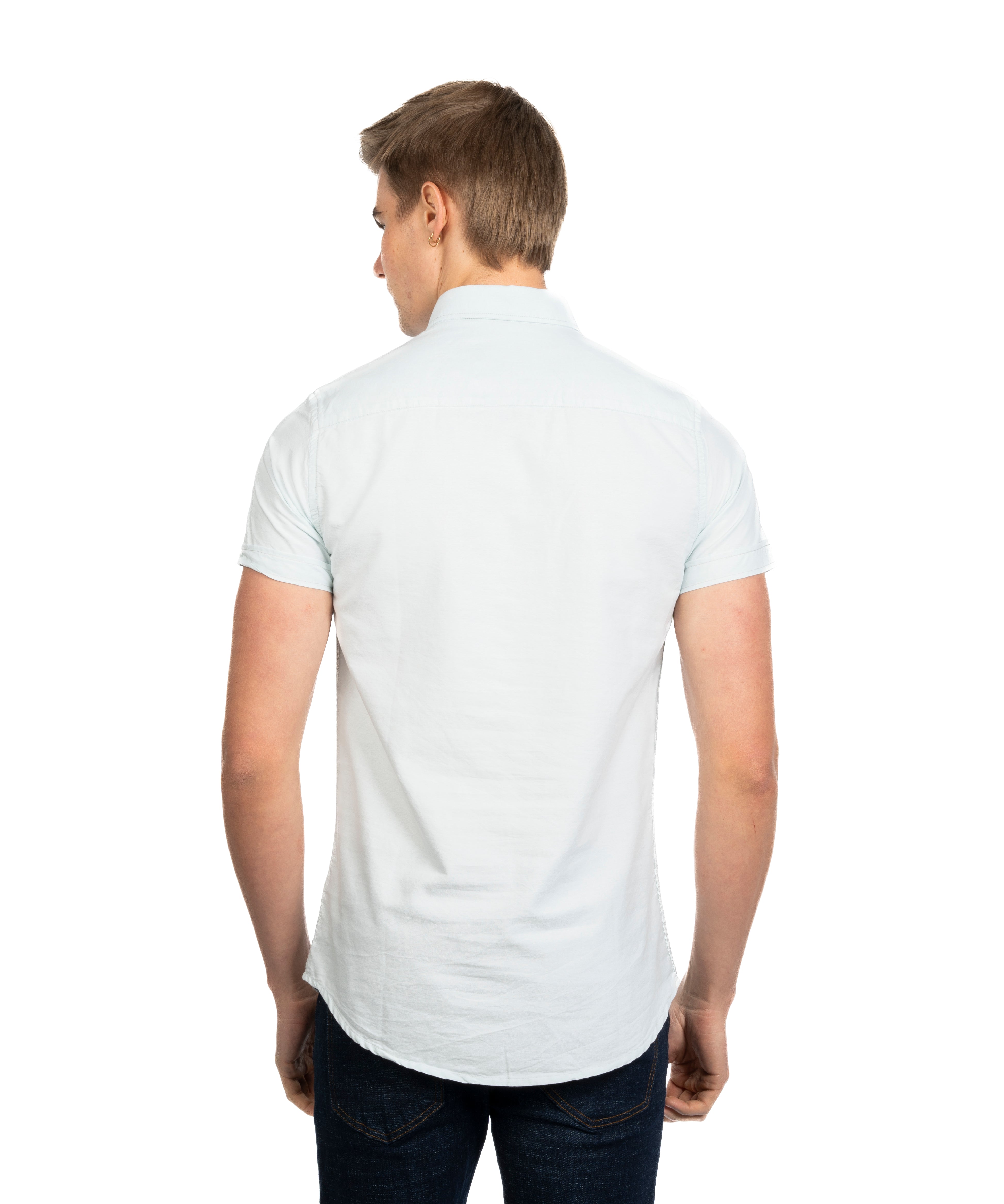 Half Sleeve Shirt - Men - Plain
