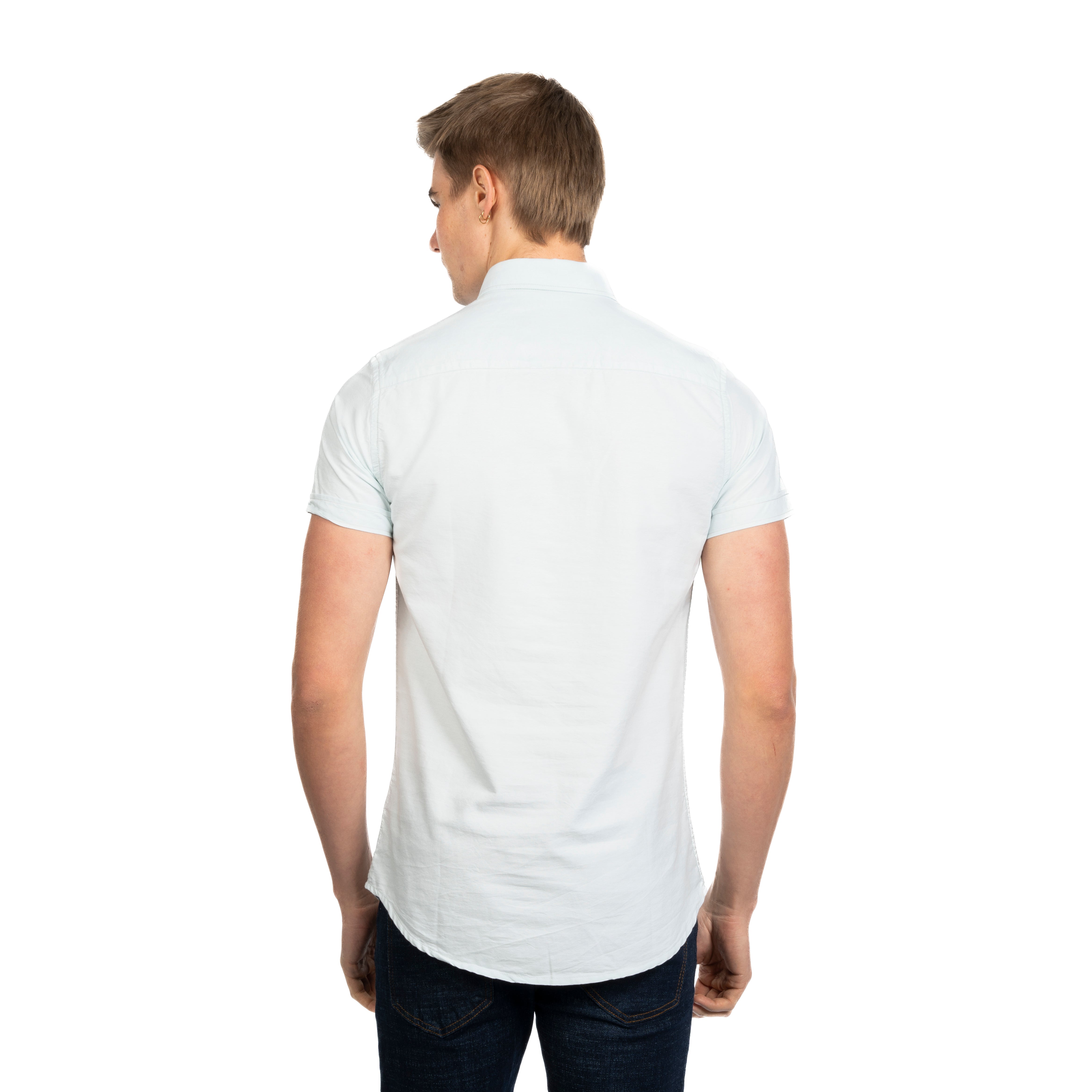 Half Sleeve Shirt - Men - Plain