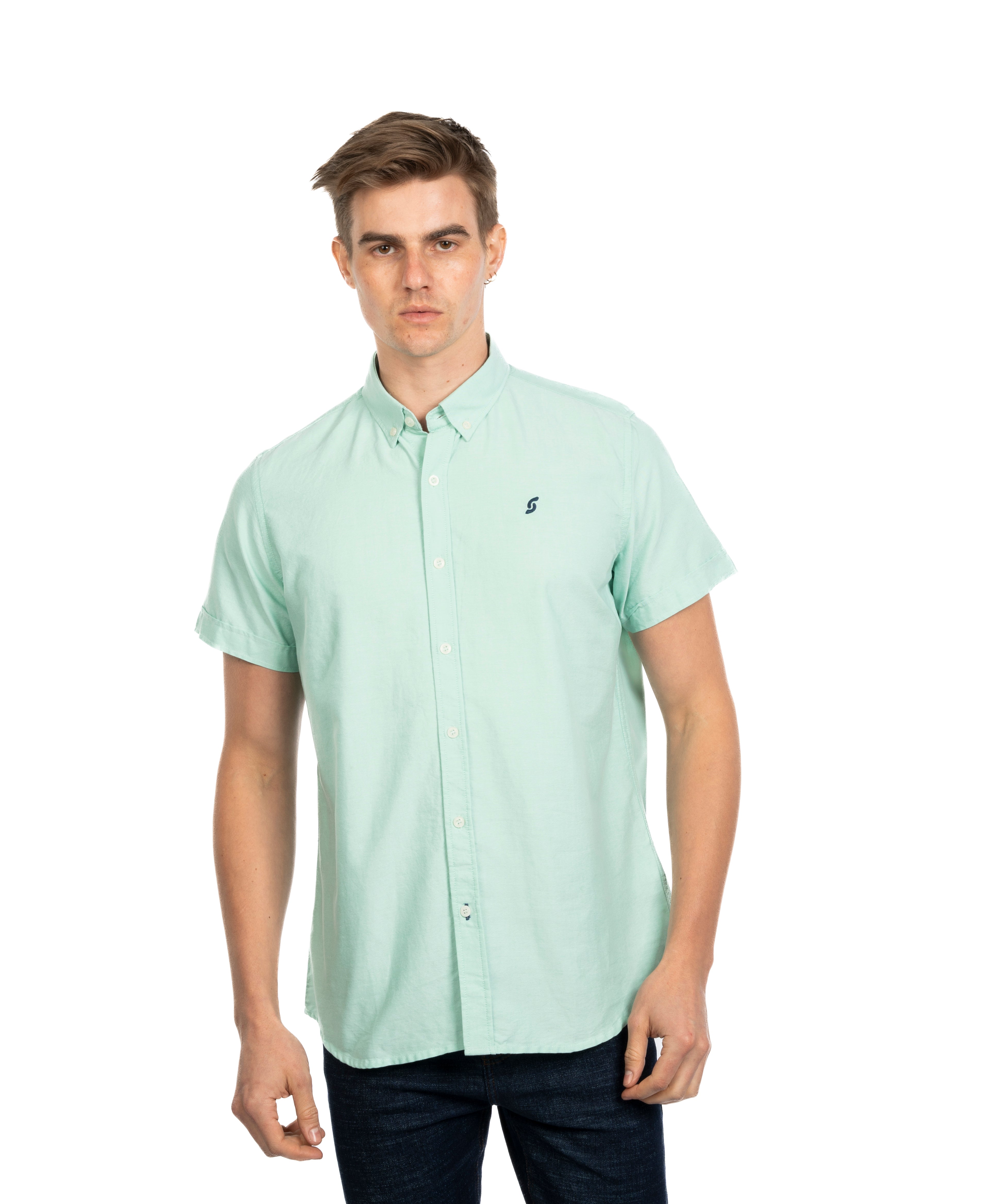 Half Sleeve Shirt - Men - Plain