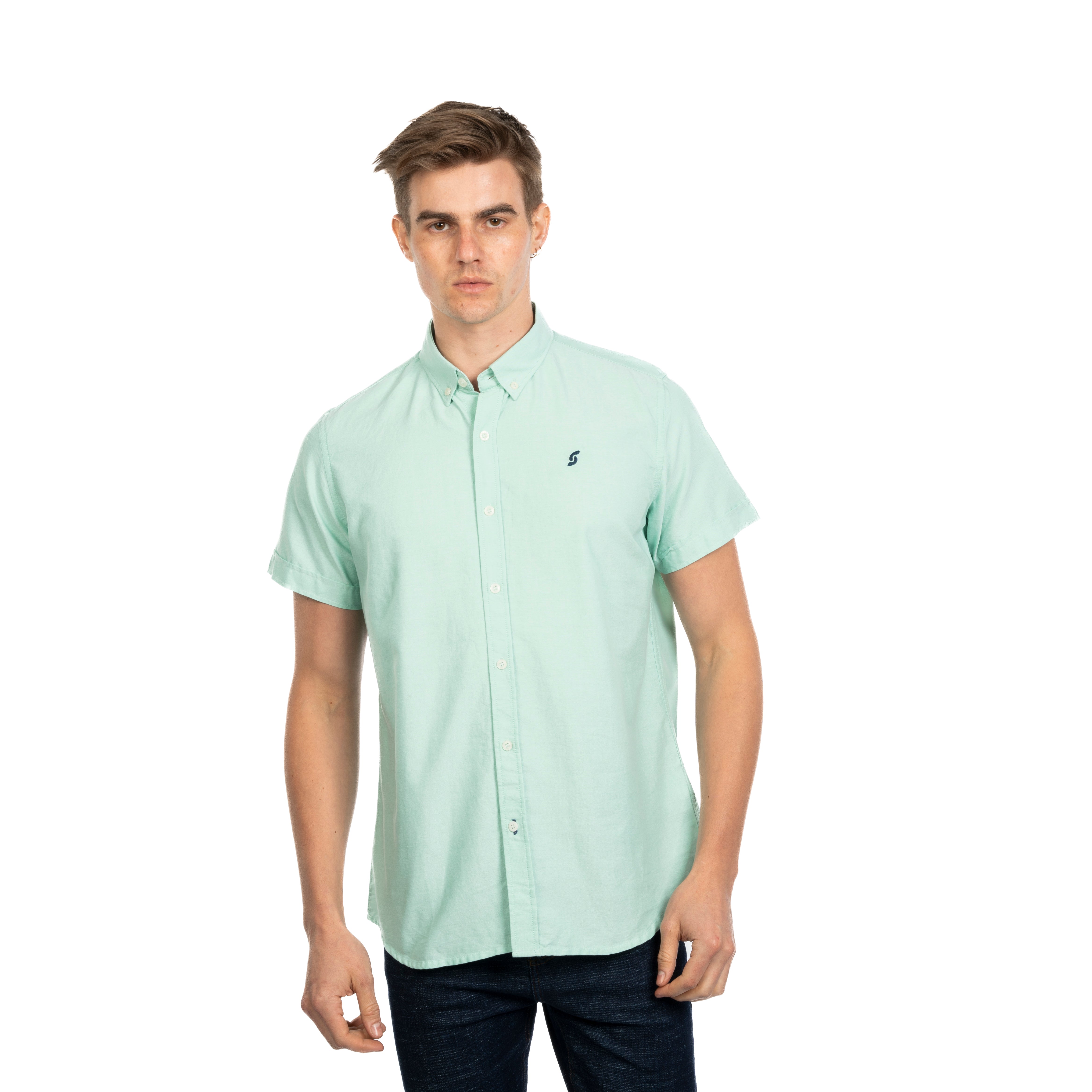 Half Sleeve Shirt - Men - Plain