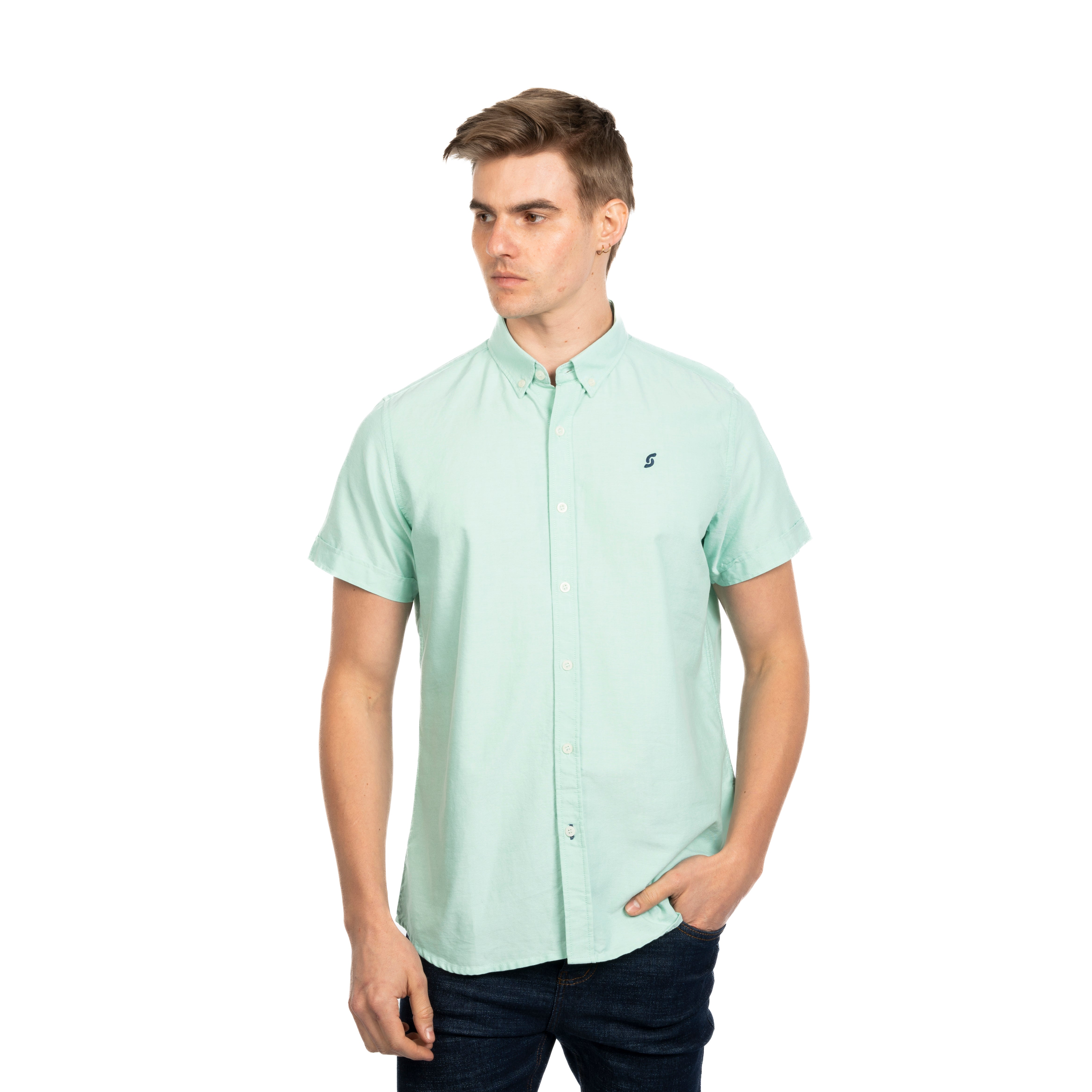 Half Sleeve Shirt - Men - Plain