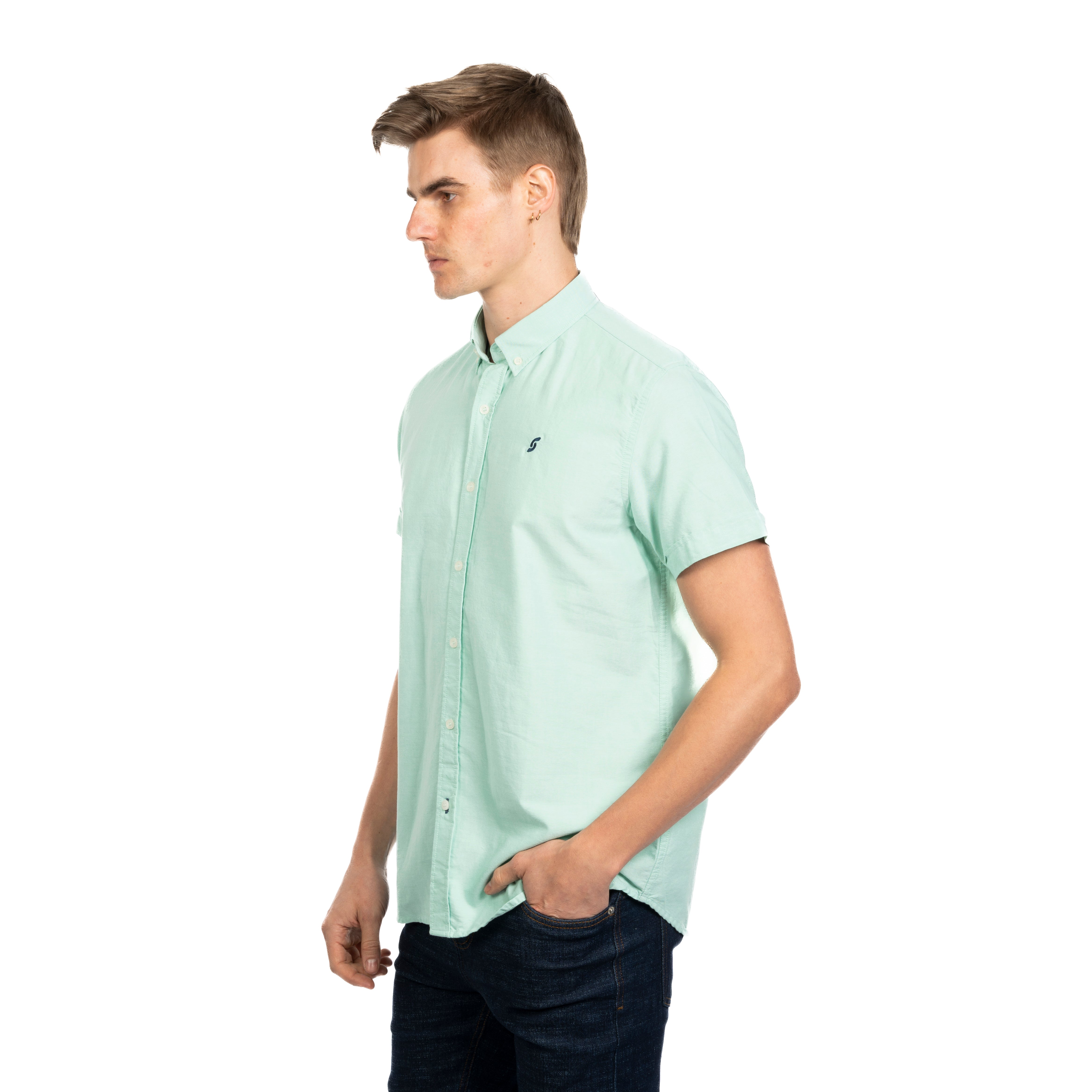 Half Sleeve Shirt - Men - Plain