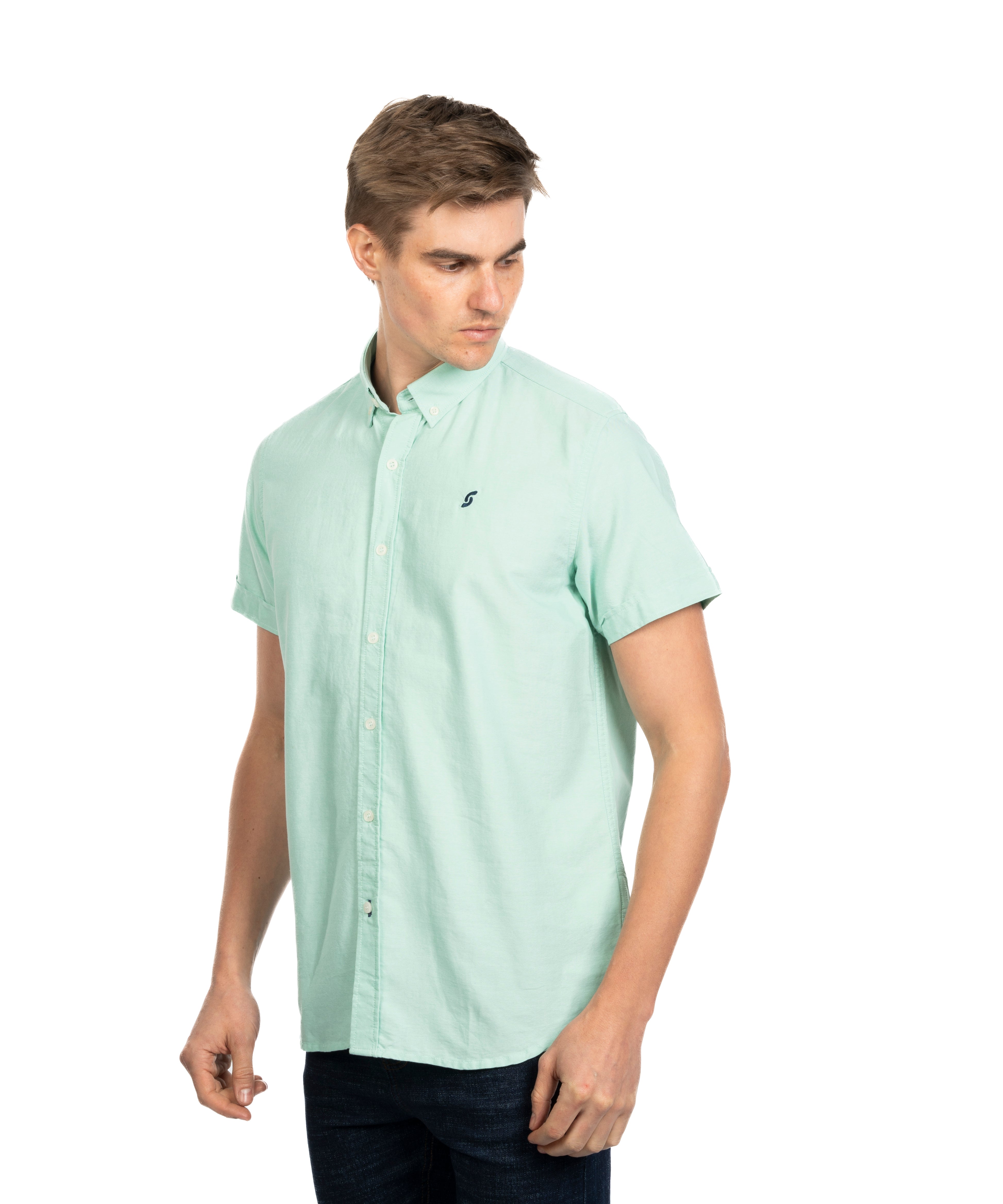 Half Sleeve Shirt - Men - Plain
