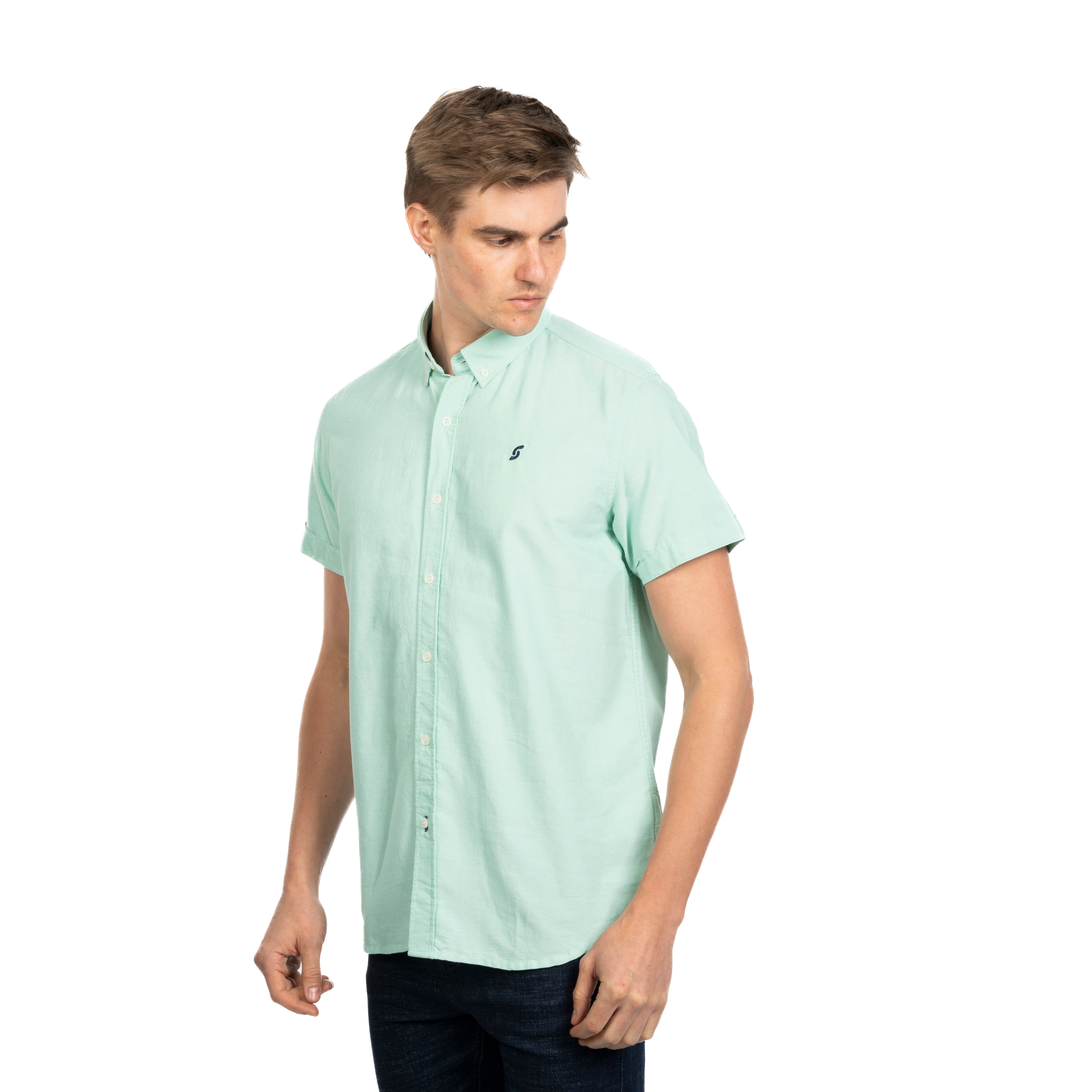 Half Sleeve Shirt - Men - Plain