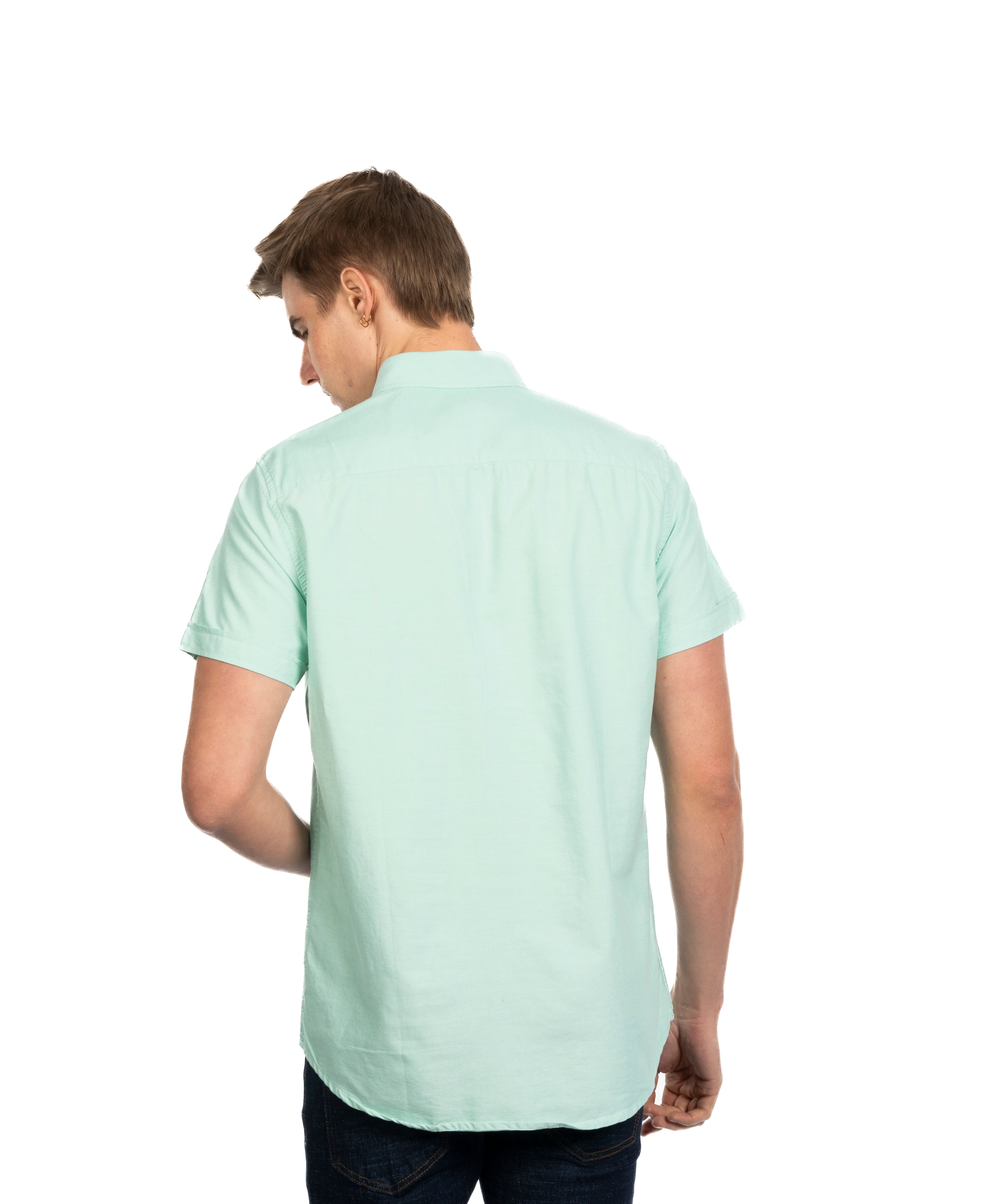 Half Sleeve Shirt - Men - Plain
