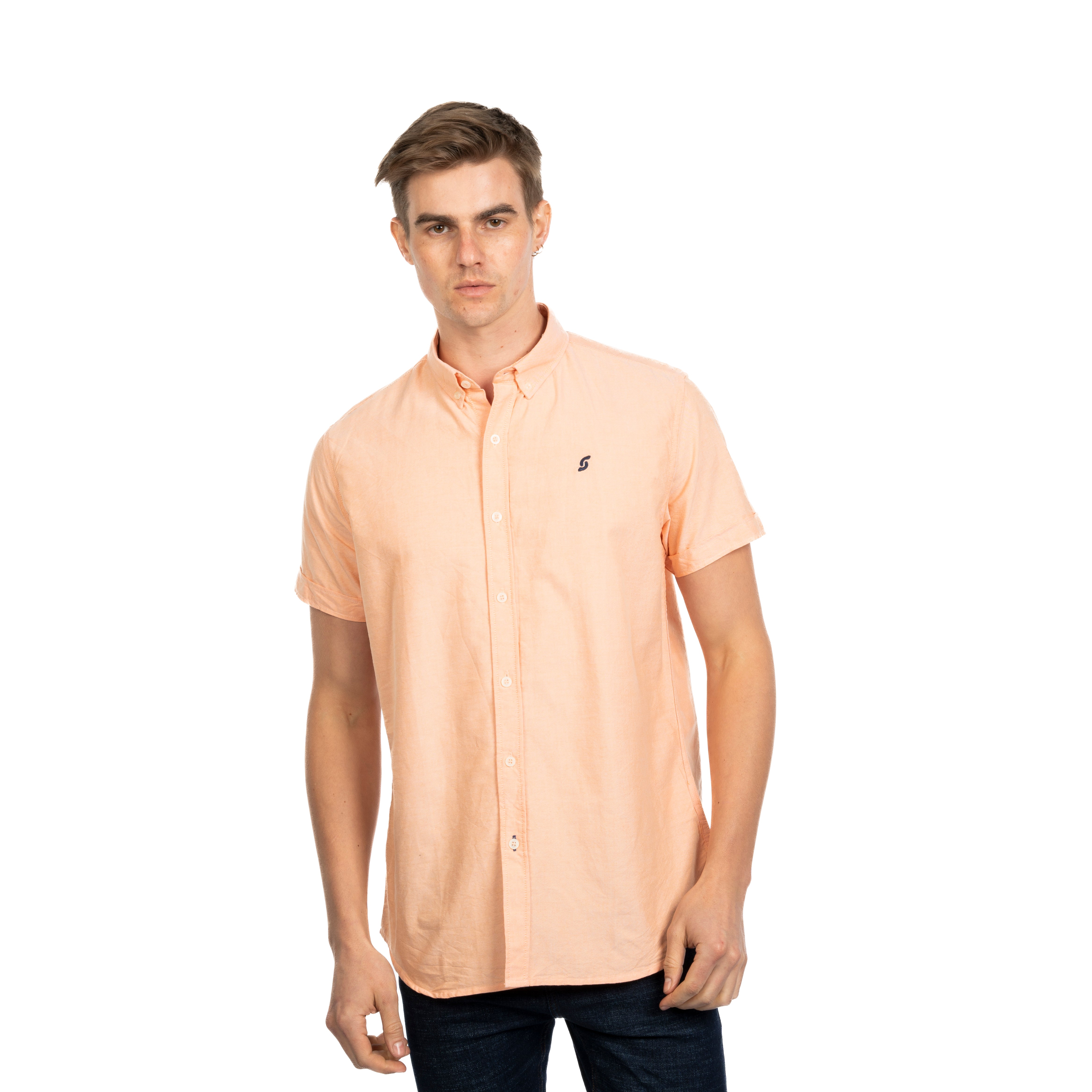 Half Sleeve Shirt - Men - Plain