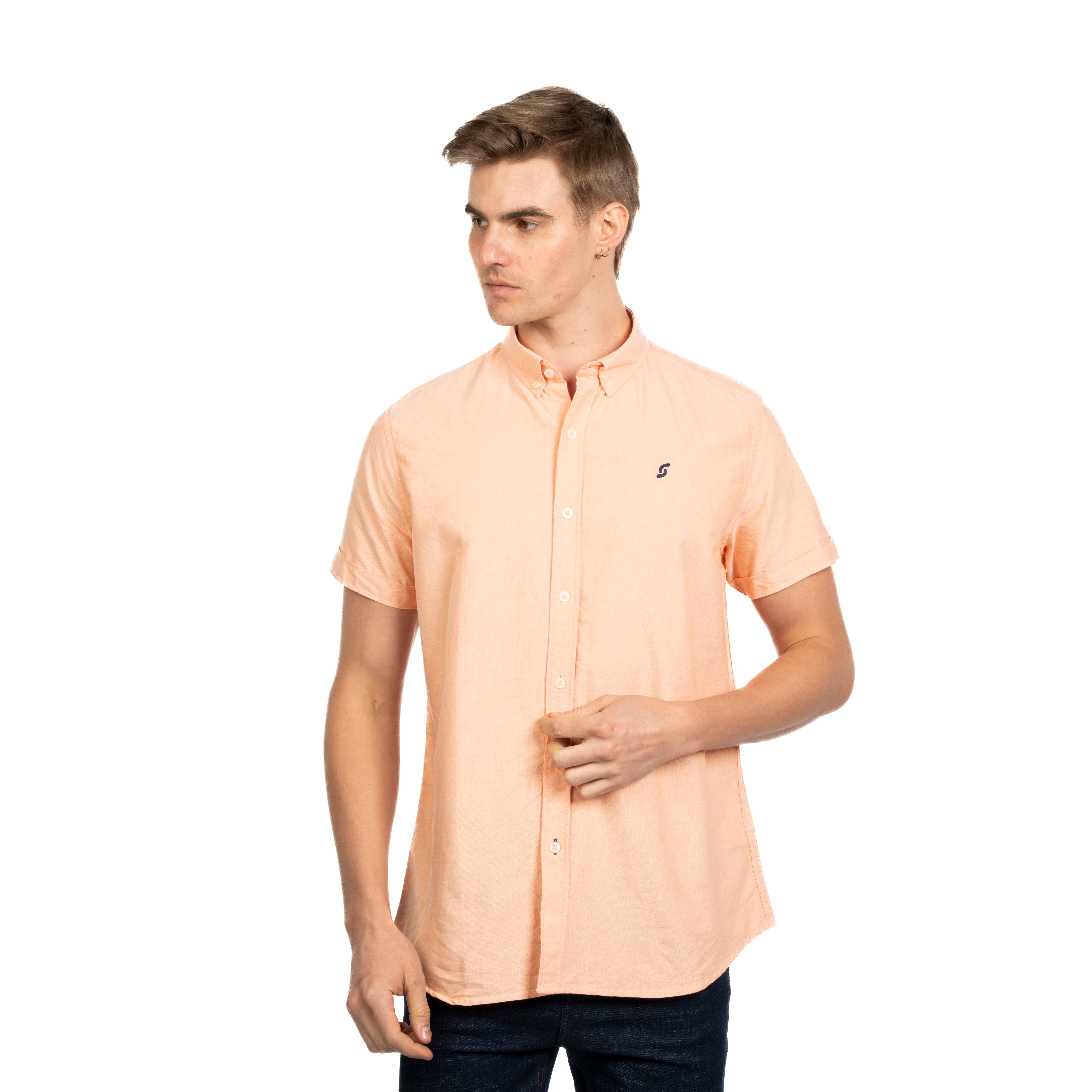 Half Sleeve Shirt - Men - Plain