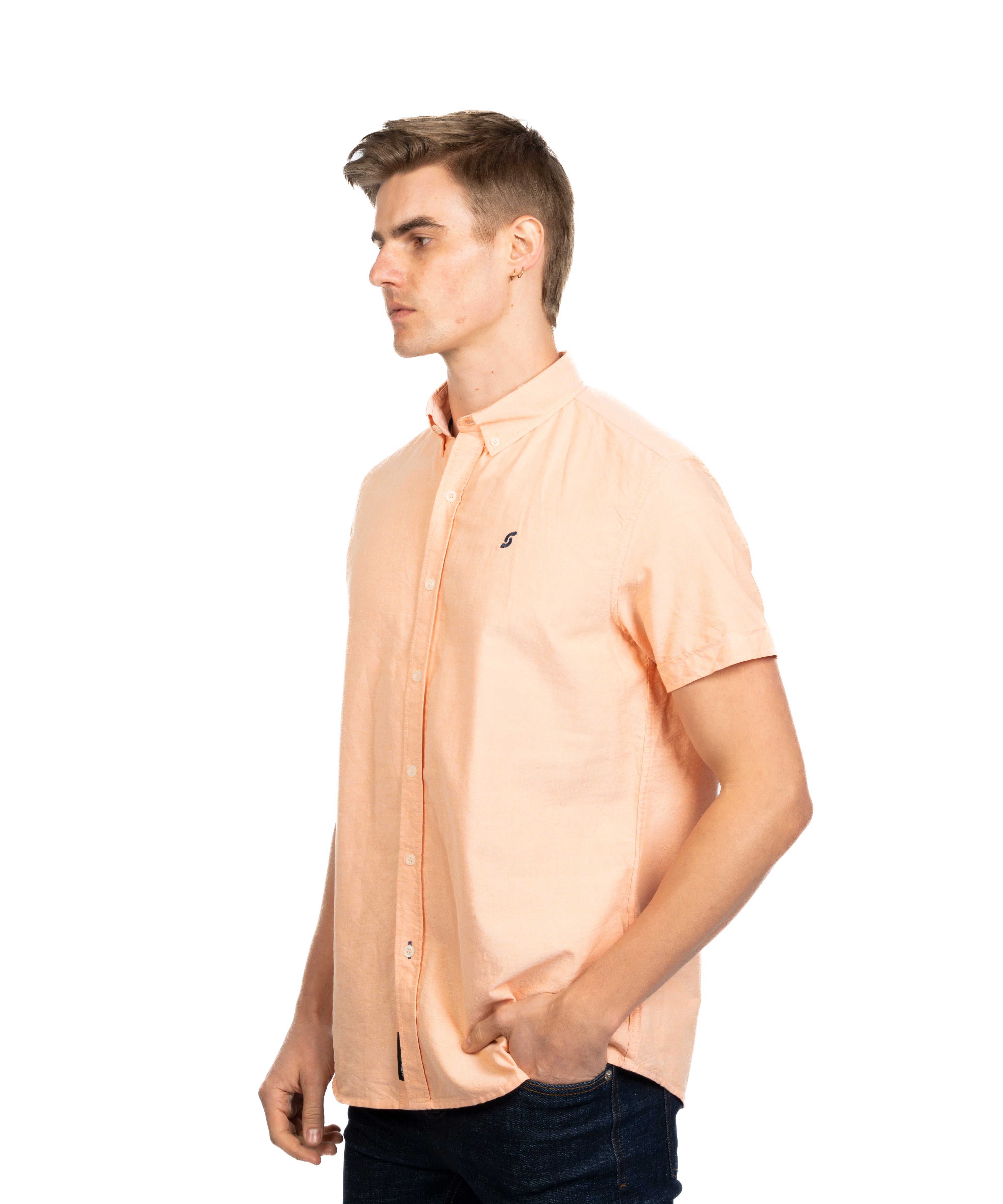Half Sleeve Shirt - Men - Plain