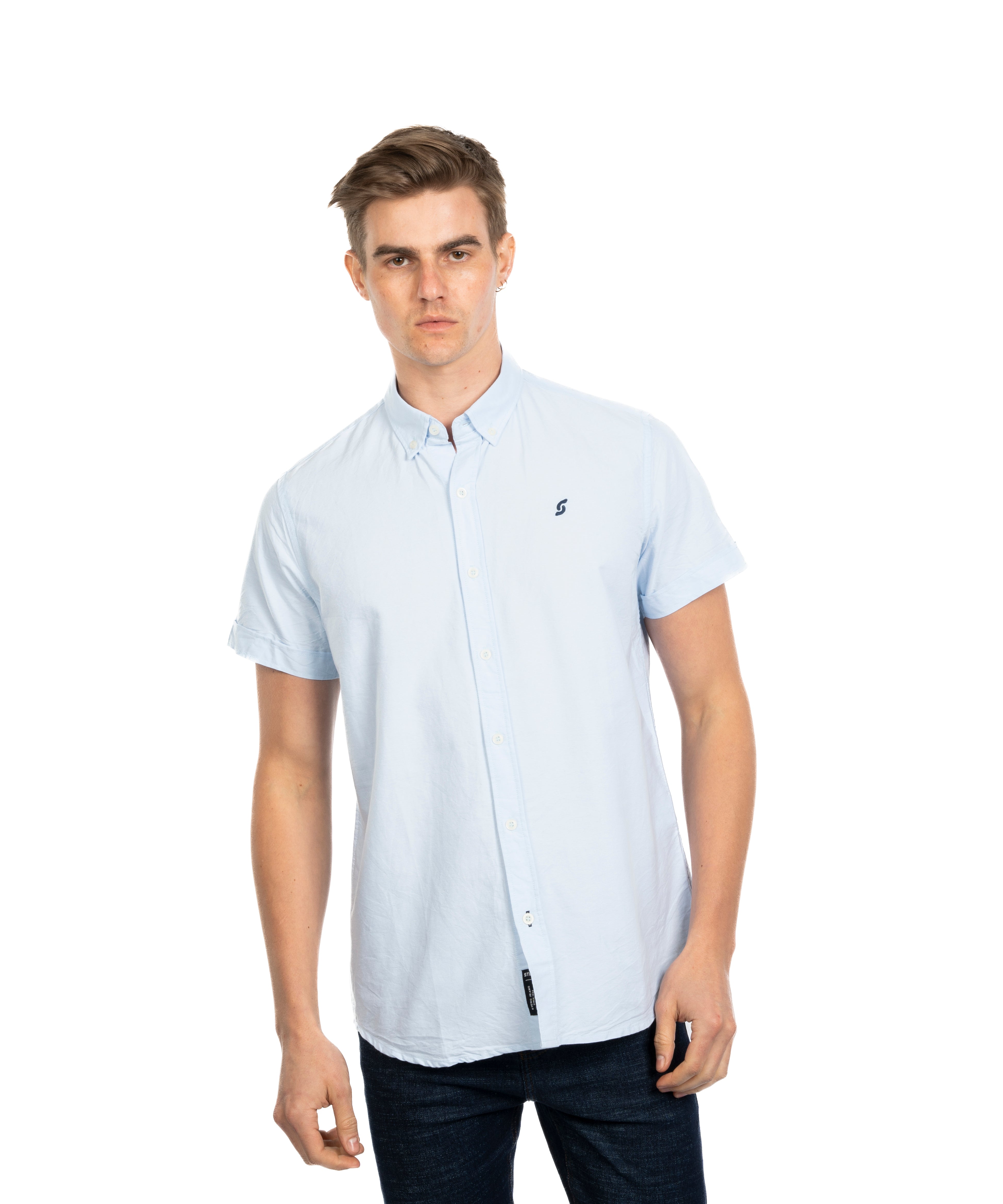 Half Sleeve Shirt - Men - Plain