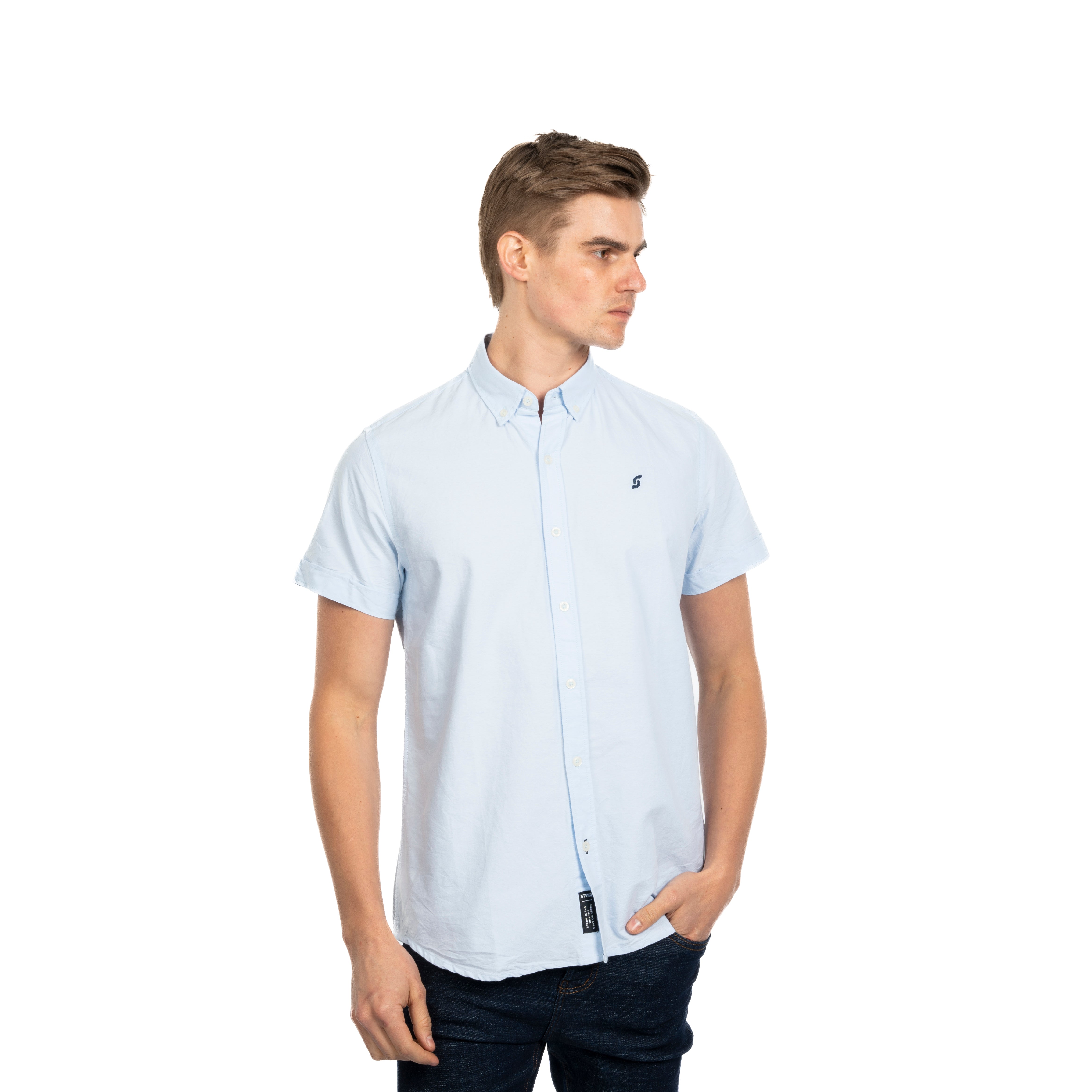 Half Sleeve Shirt - Men - Plain