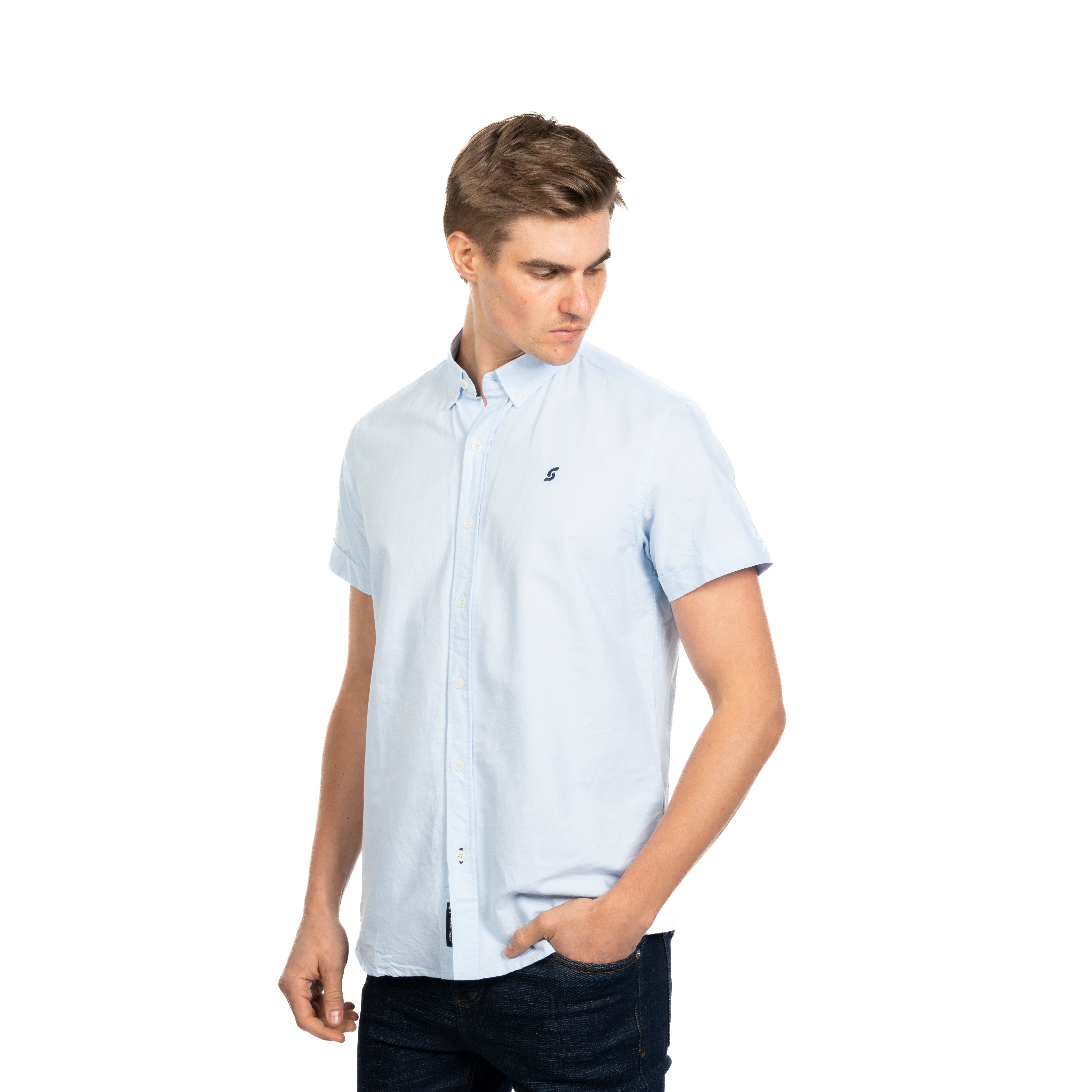 Half Sleeve Shirt - Men - Plain