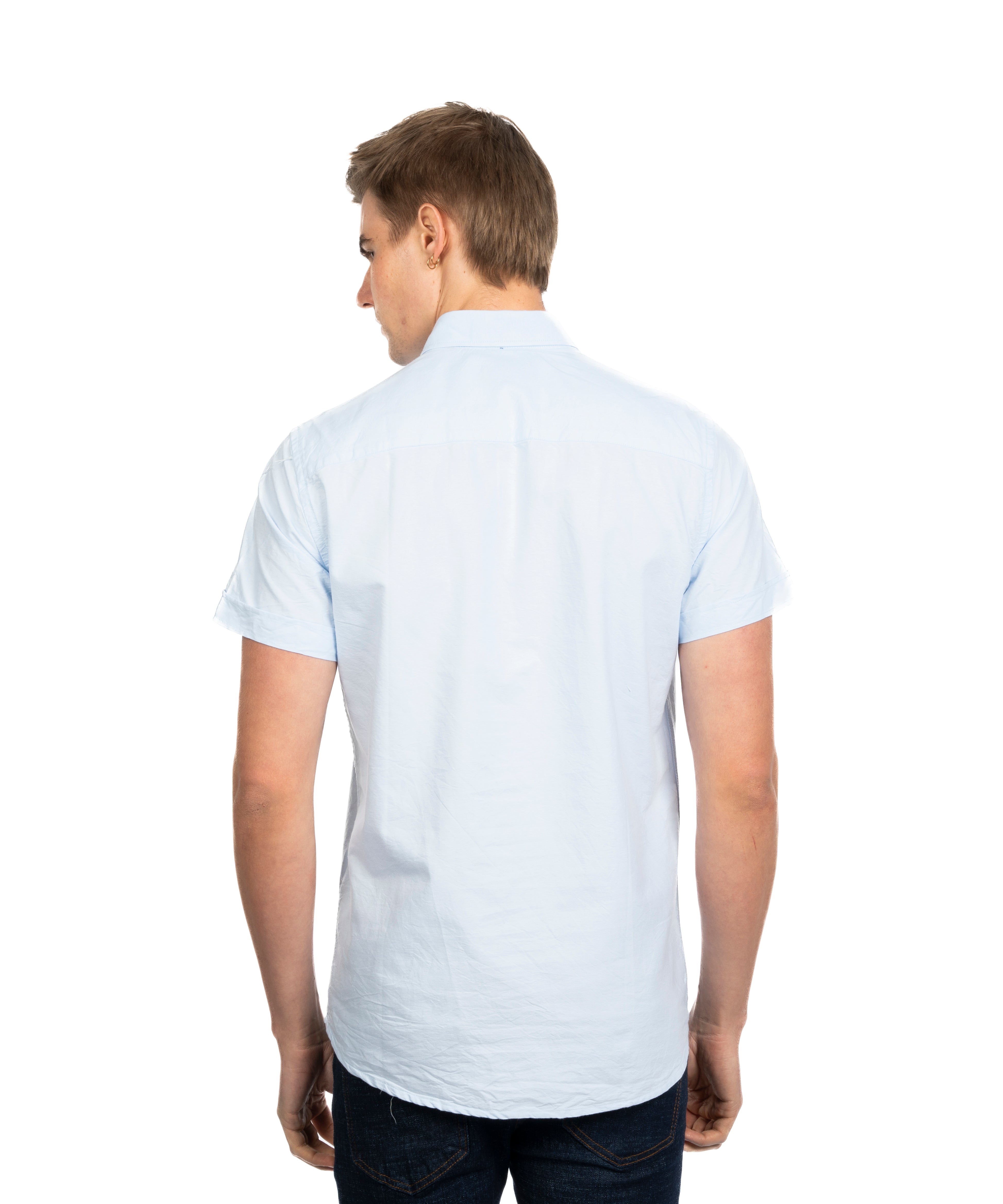Half Sleeve Shirt - Men - Plain