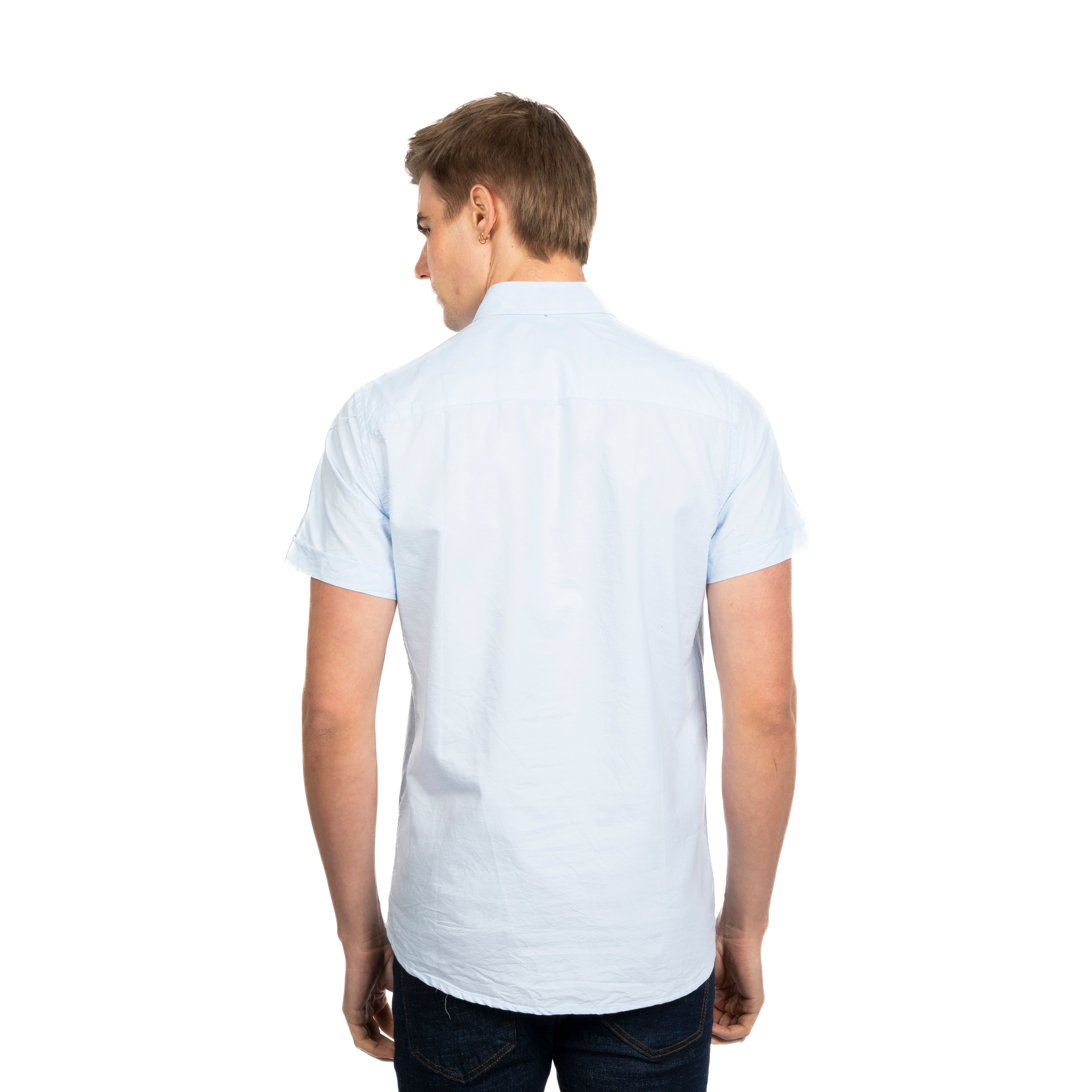 Half Sleeve Shirt - Men - Plain