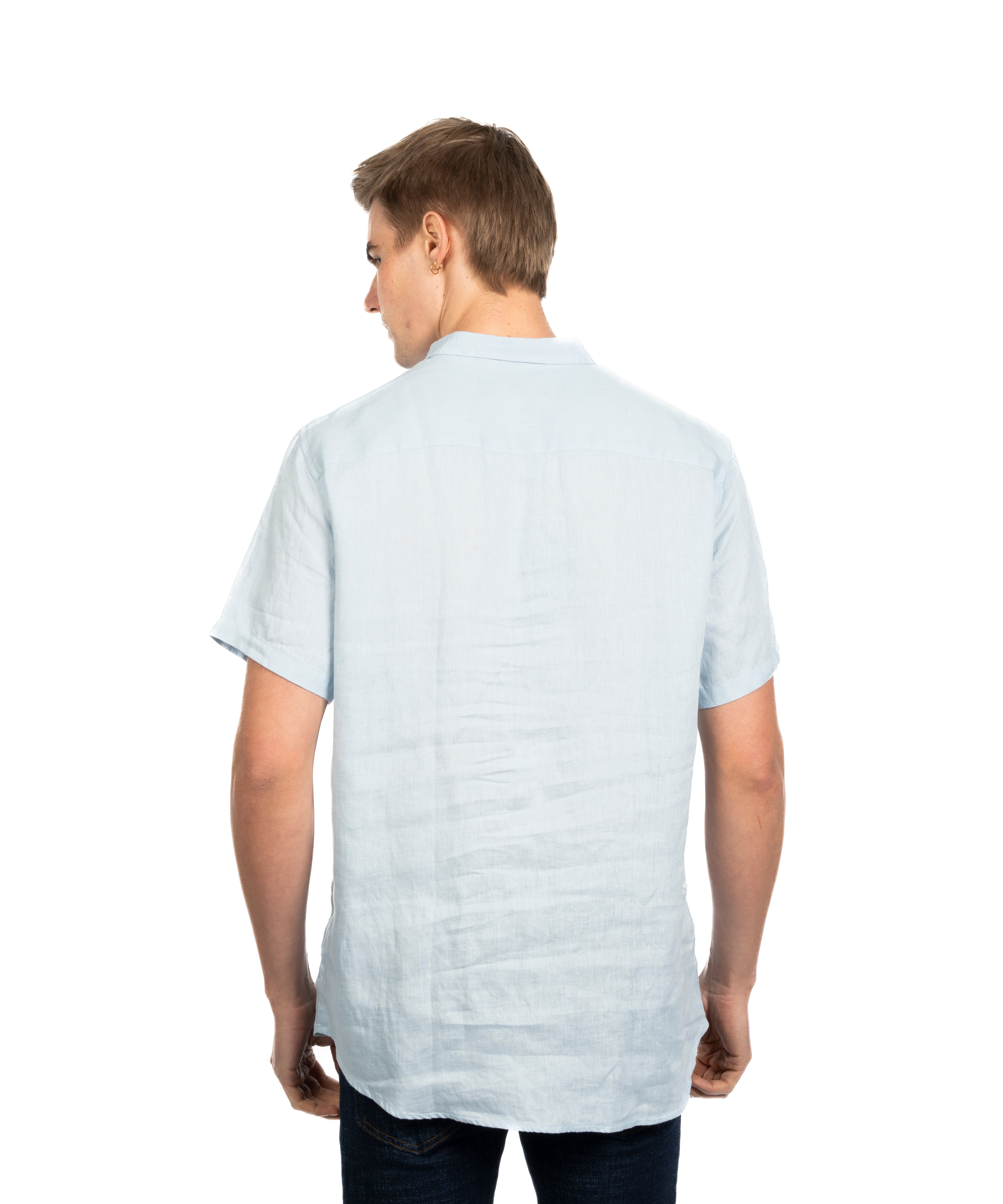Half Sleeve Shirt - Men - Plain
