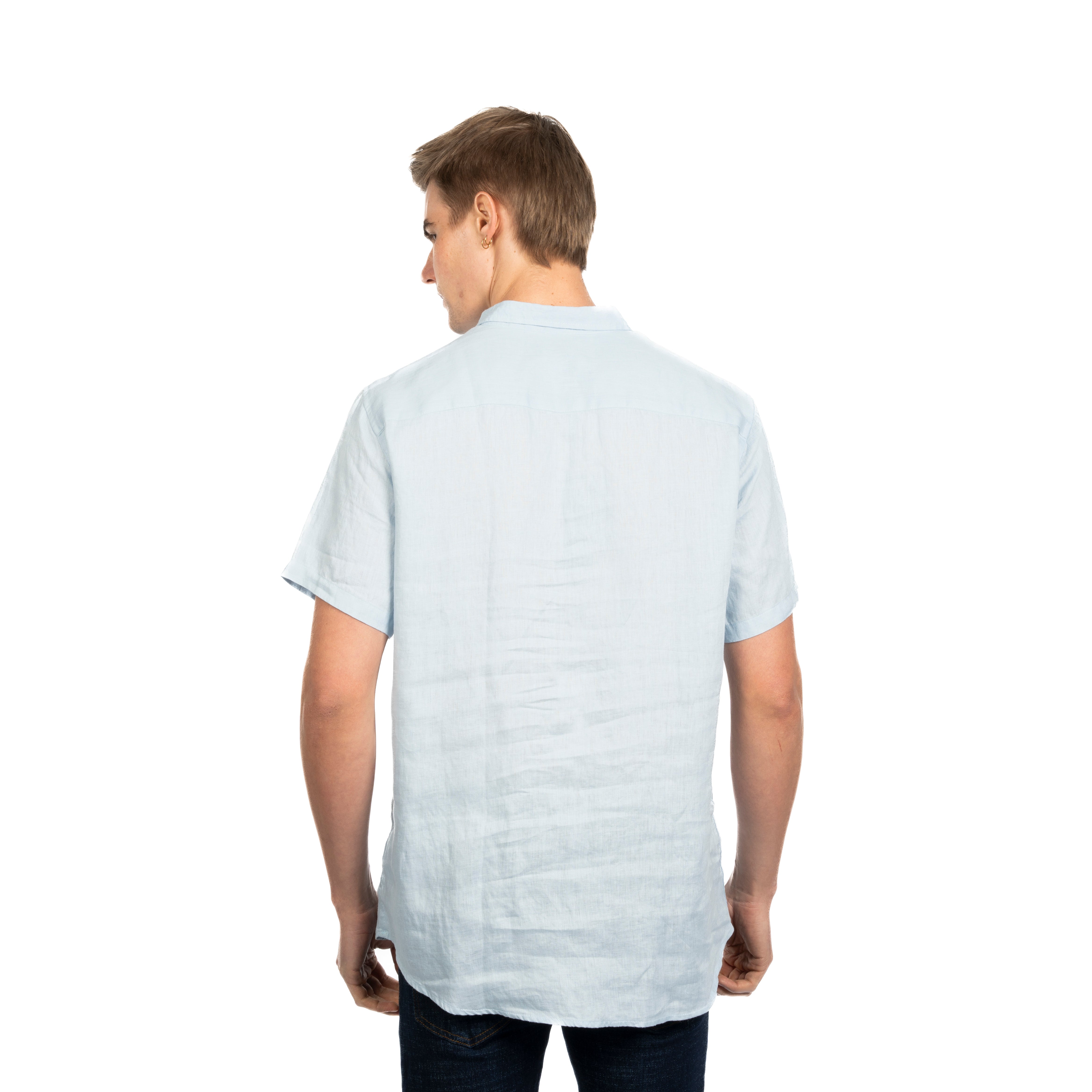 Half Sleeve Shirt - Men - Plain