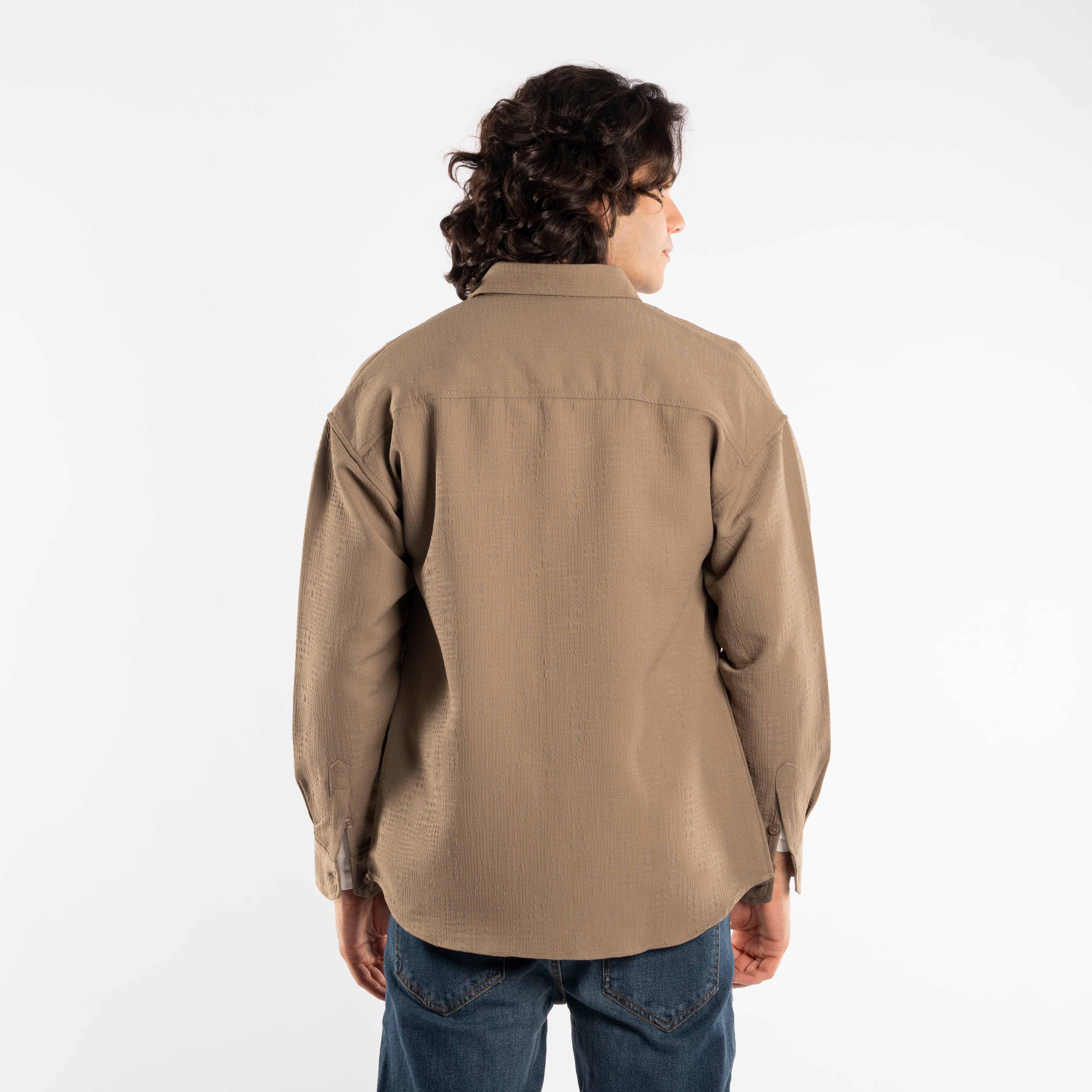 Long Sleeve Shirt - Men -  Gabardine