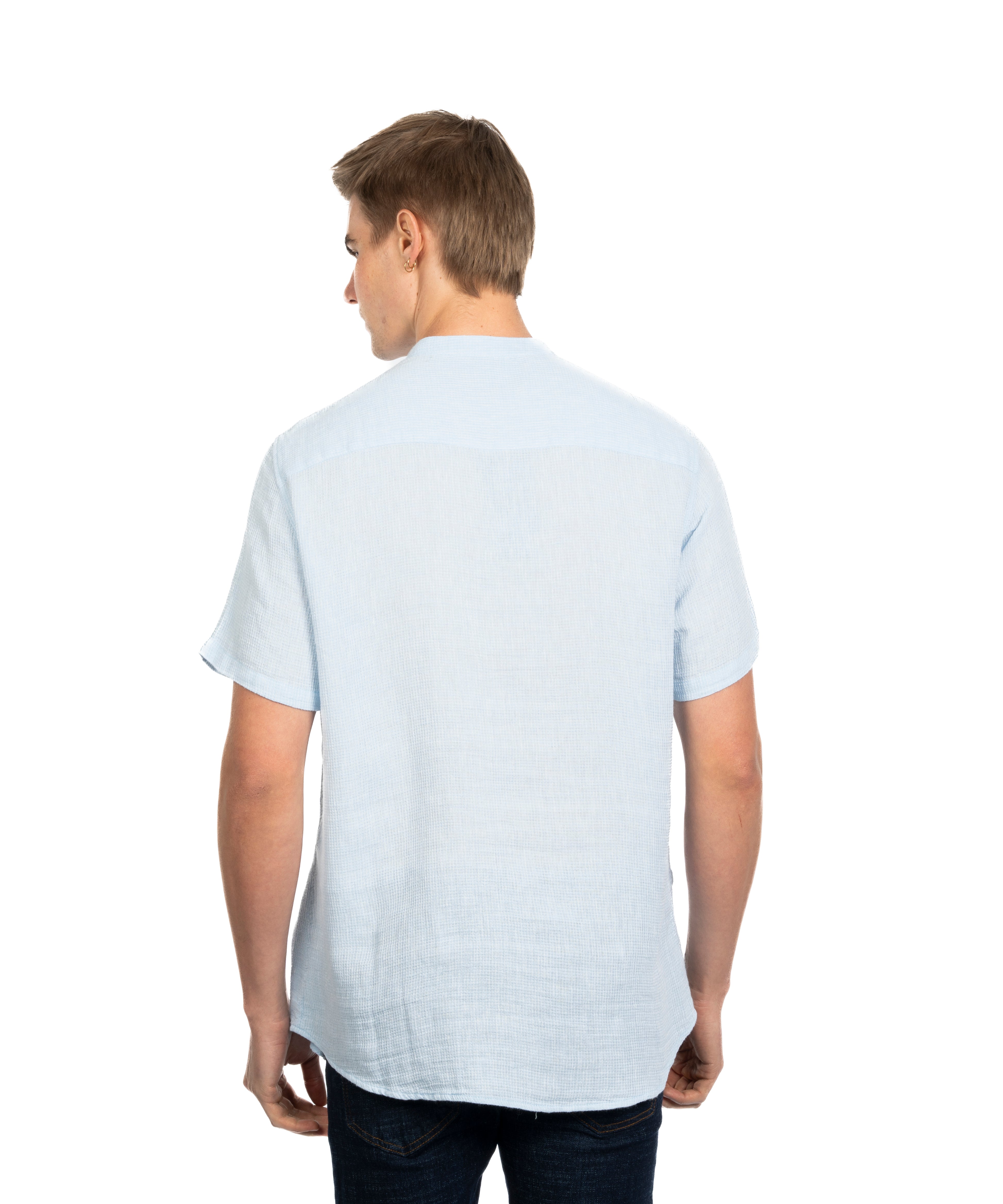 Half Sleeve Shirt - Men - Striped