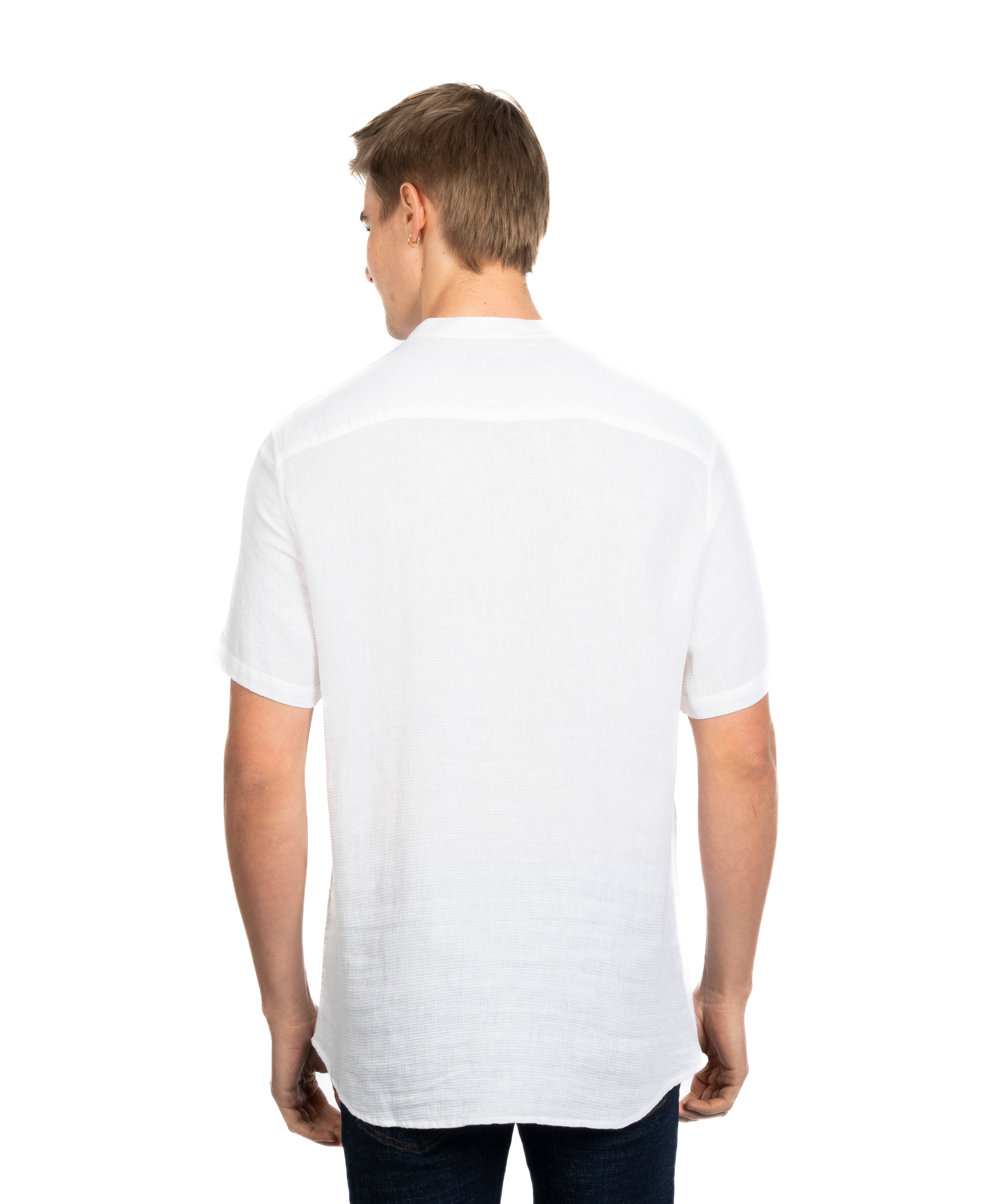 Half Sleeve Shirt - Men - Striped