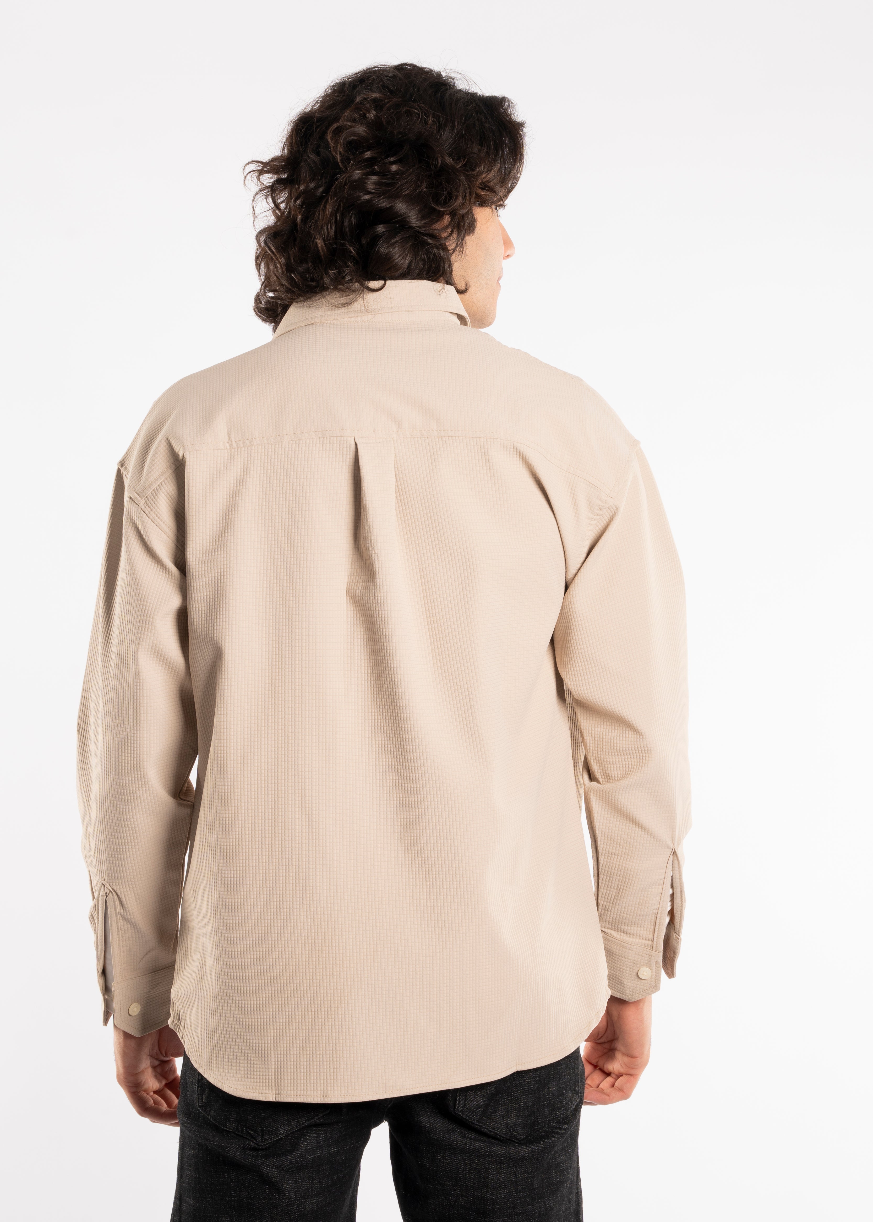Long Sleeve Shirt - Men - Gabardine