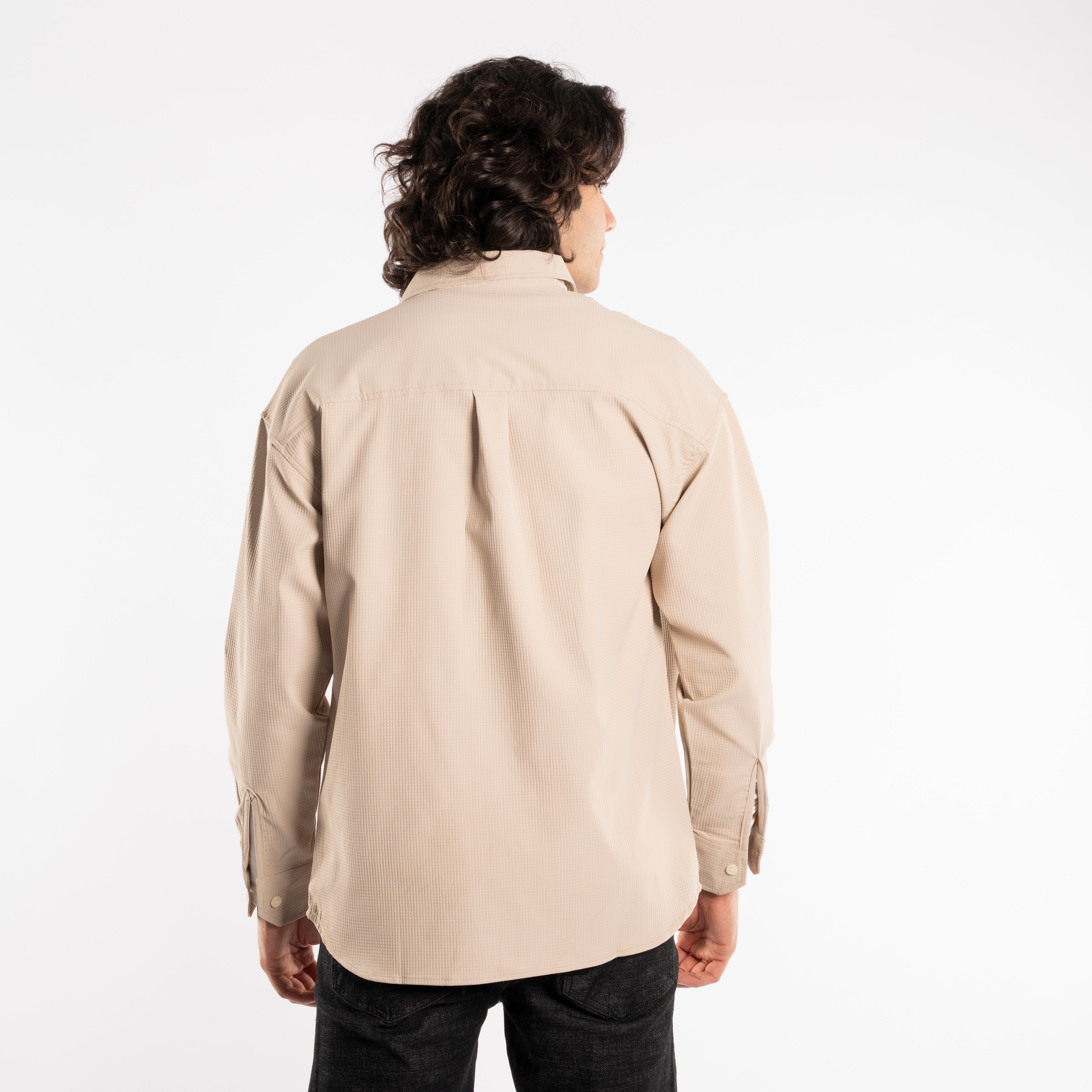 Long Sleeve Shirt - Men - Gabardine