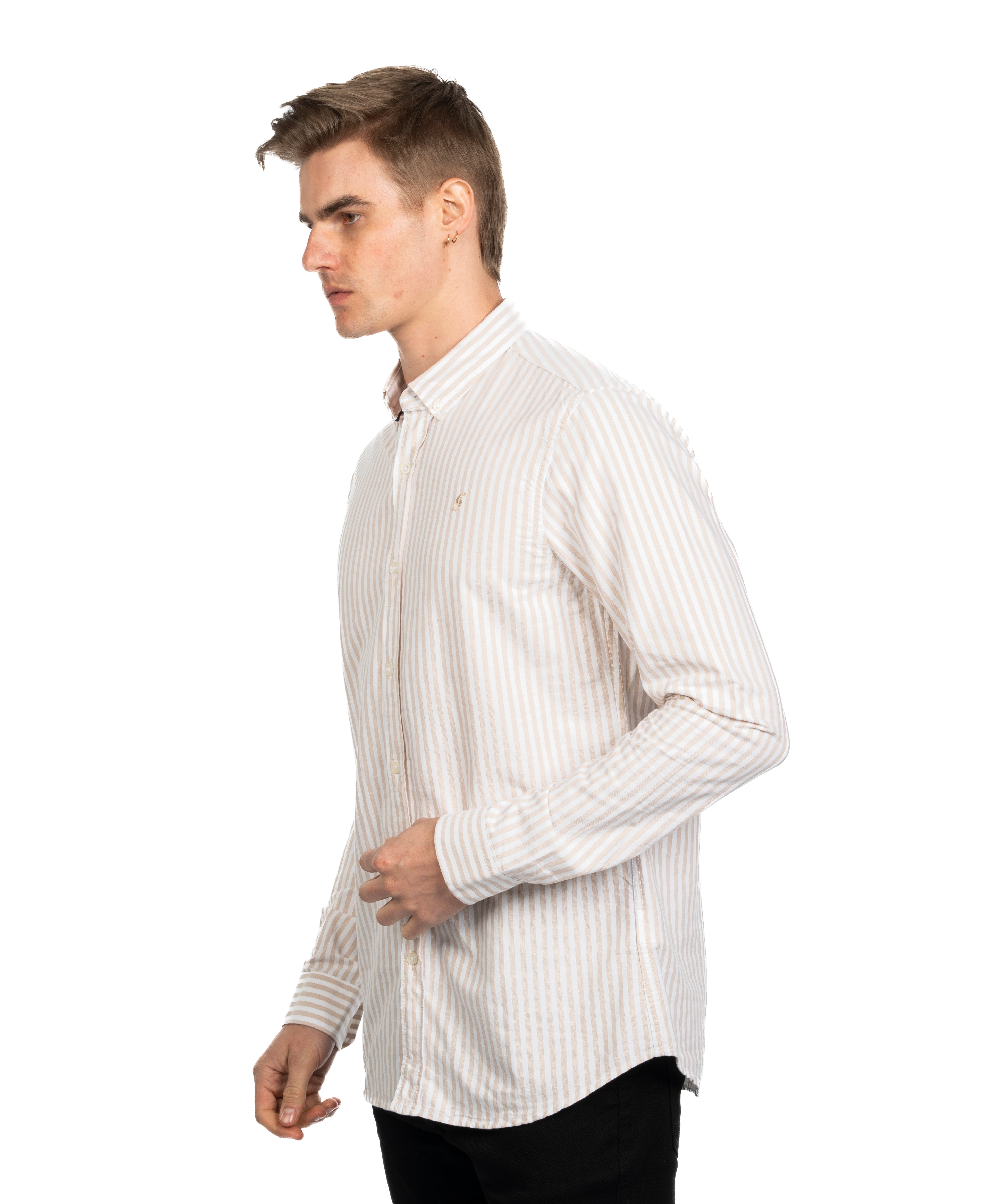 Long Sleeve Shirt - Men - Striped