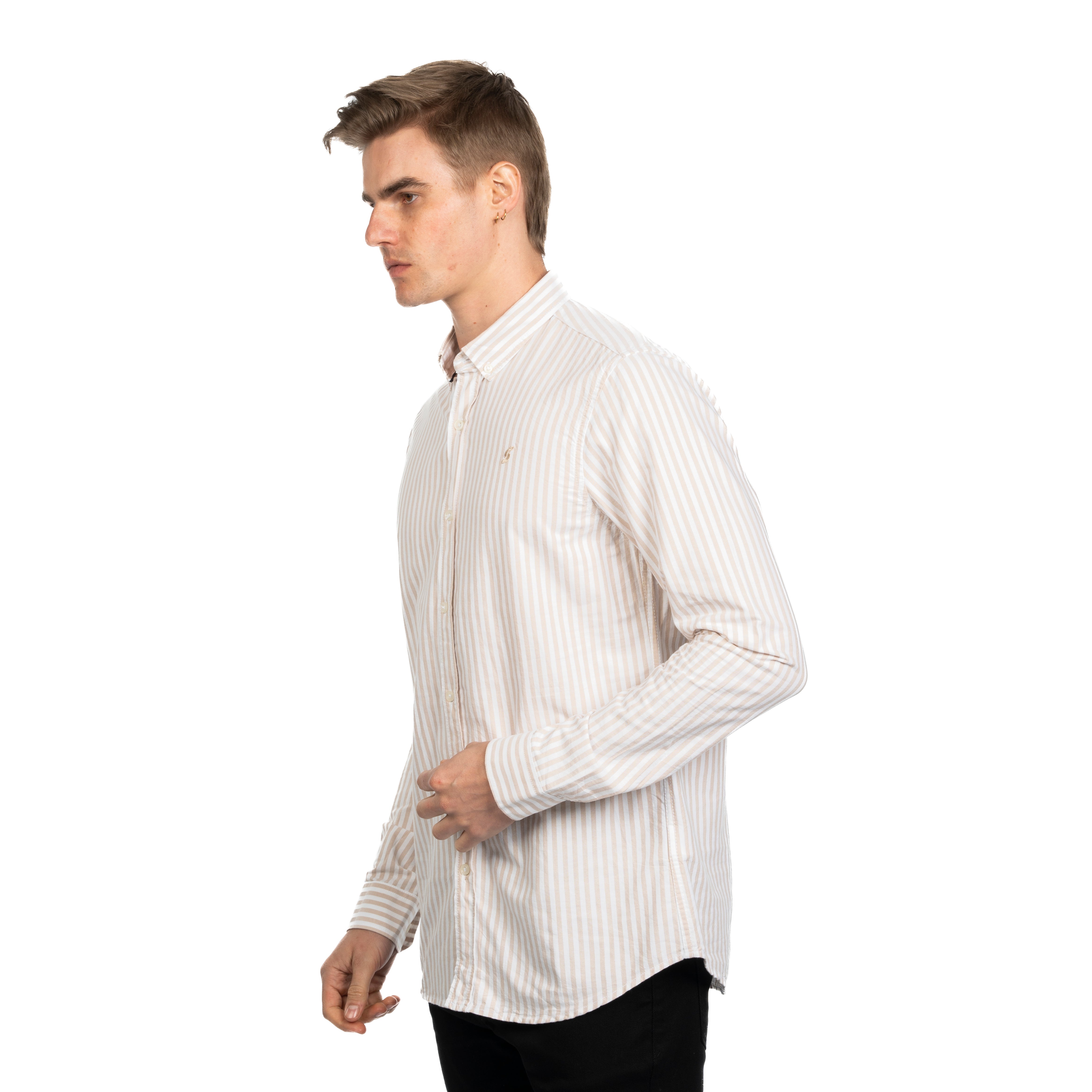 Long Sleeve Shirt - Men - Striped