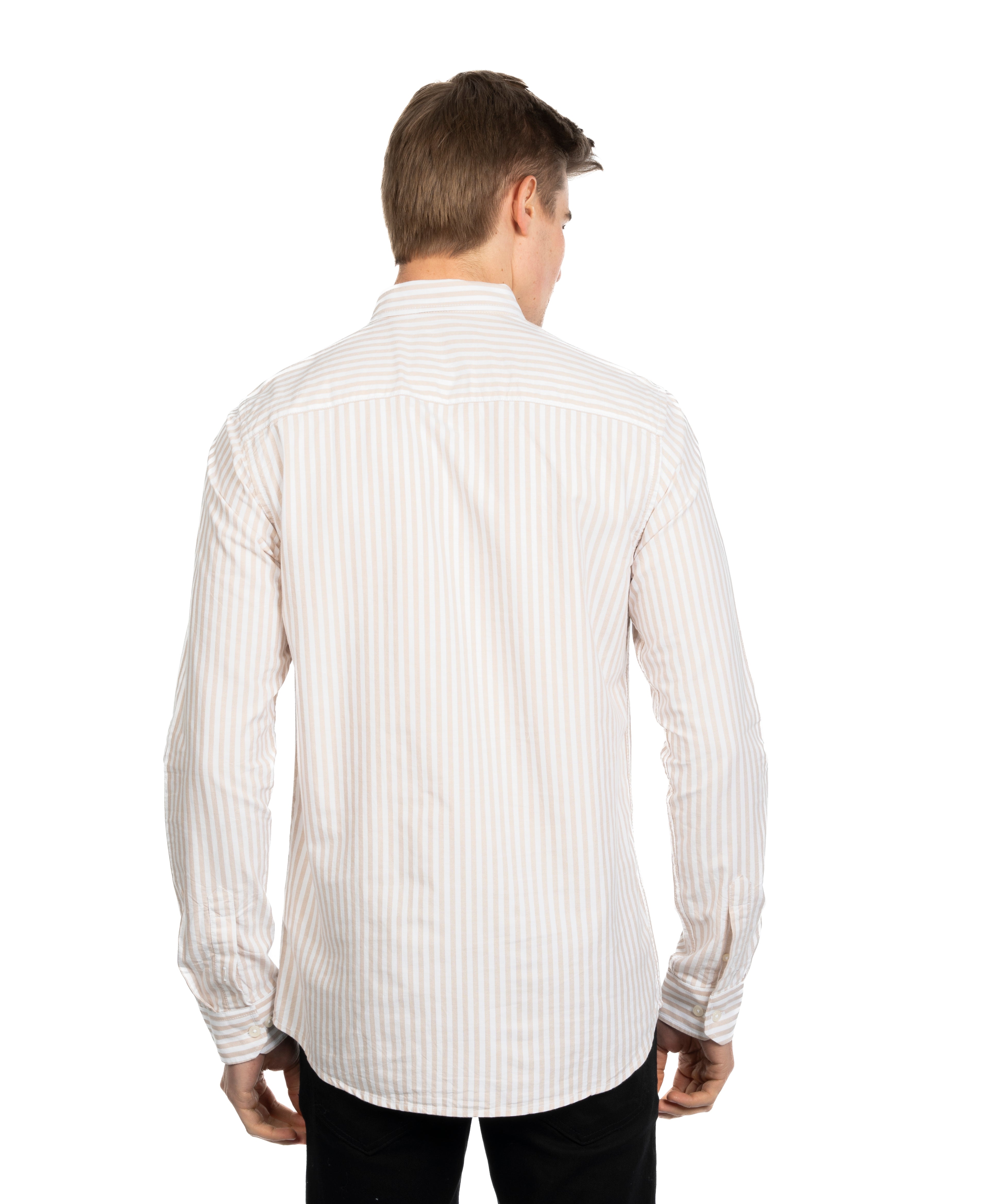 Long Sleeve Shirt - Men - Striped