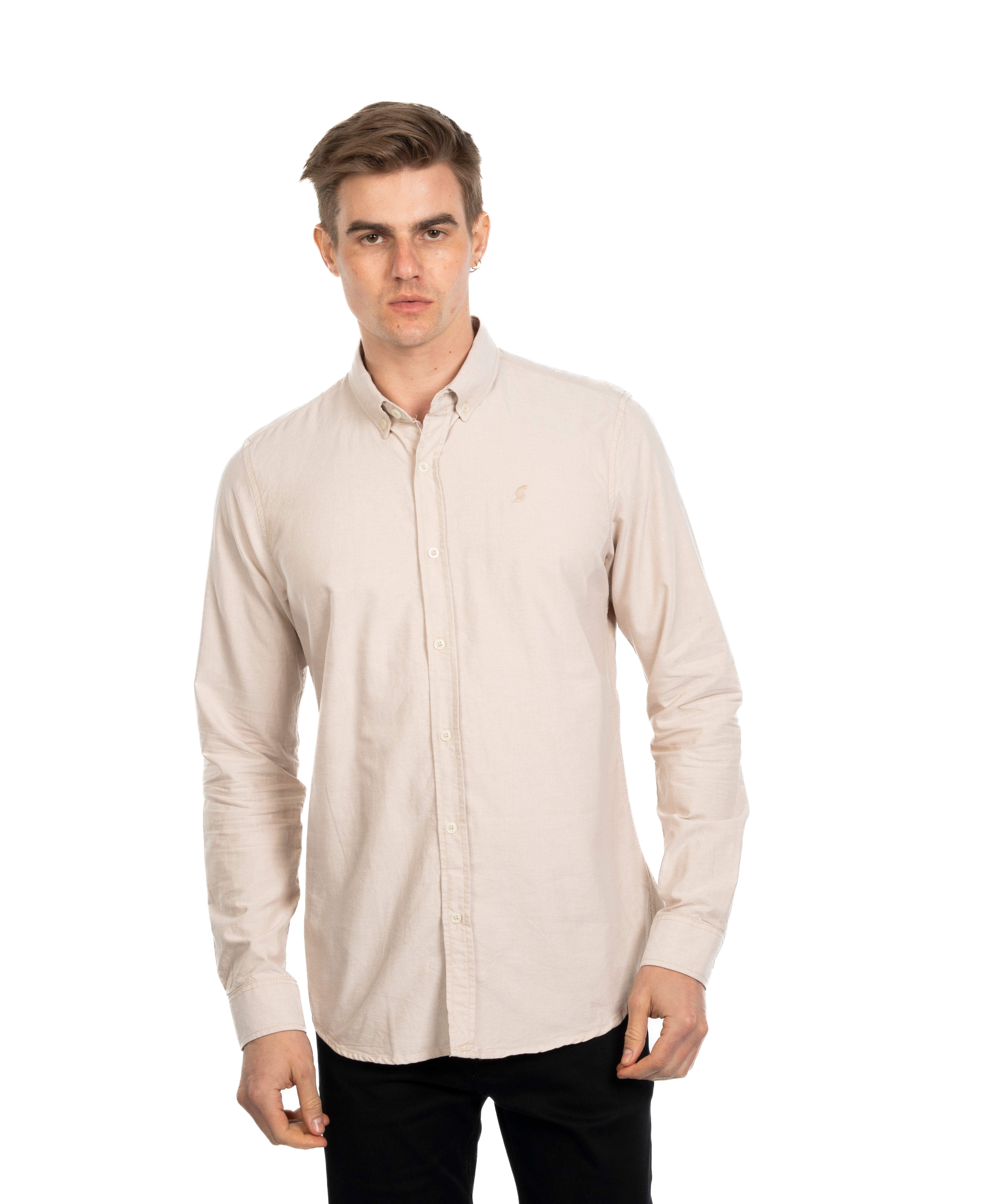 Long Sleeve Shirt - Men - Plain