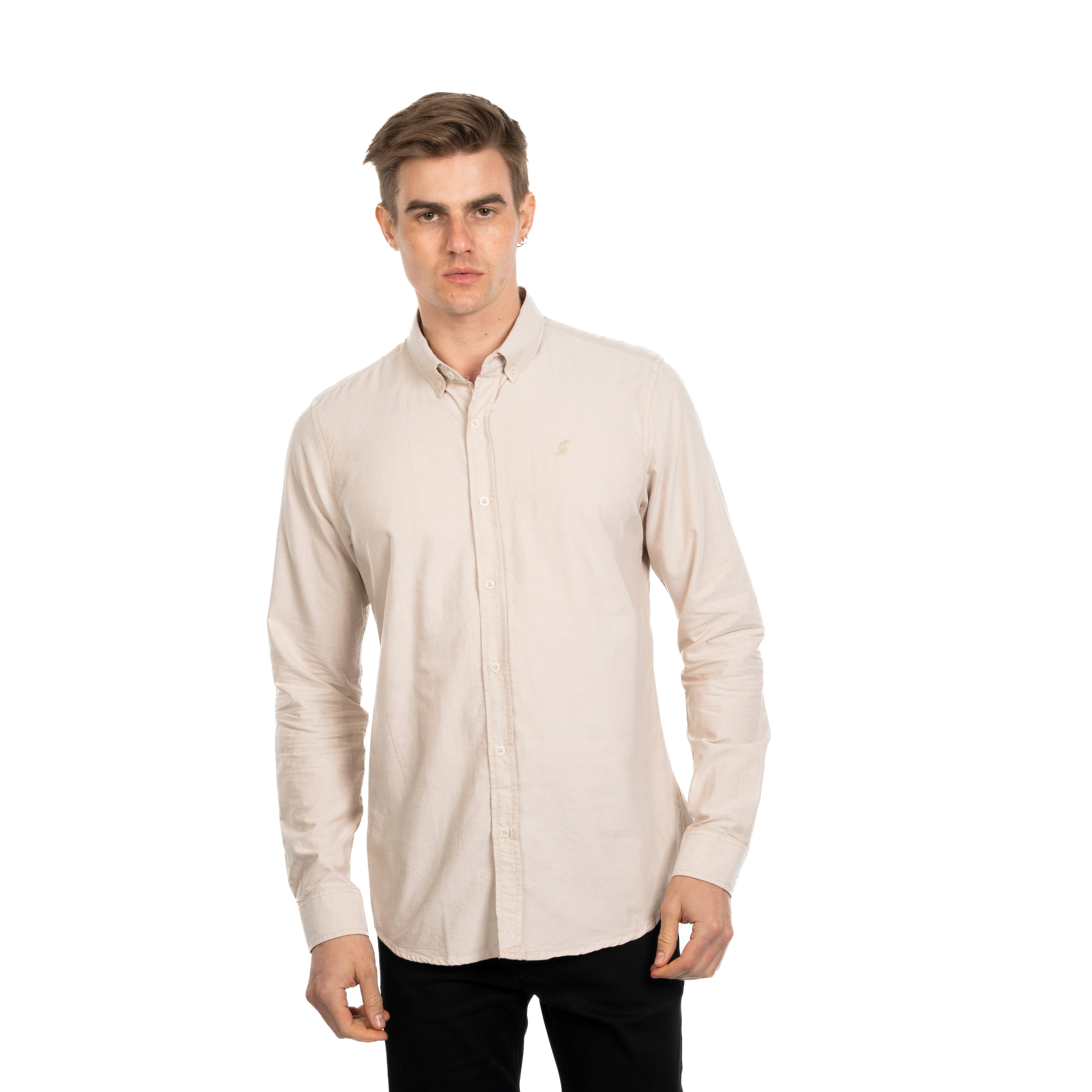 Long Sleeve Shirt - Men - Plain