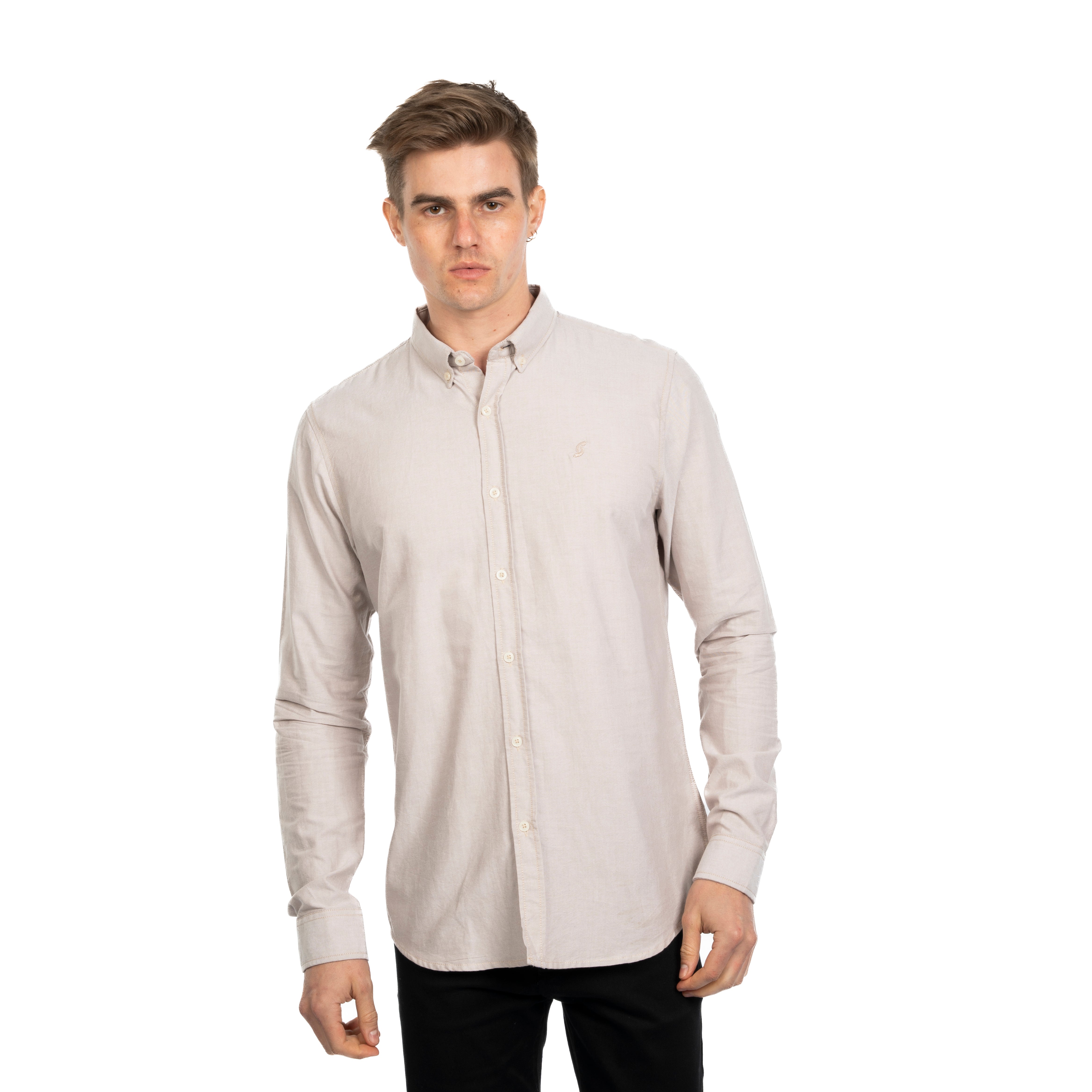 Long Sleeve Shirt - Men - Plain