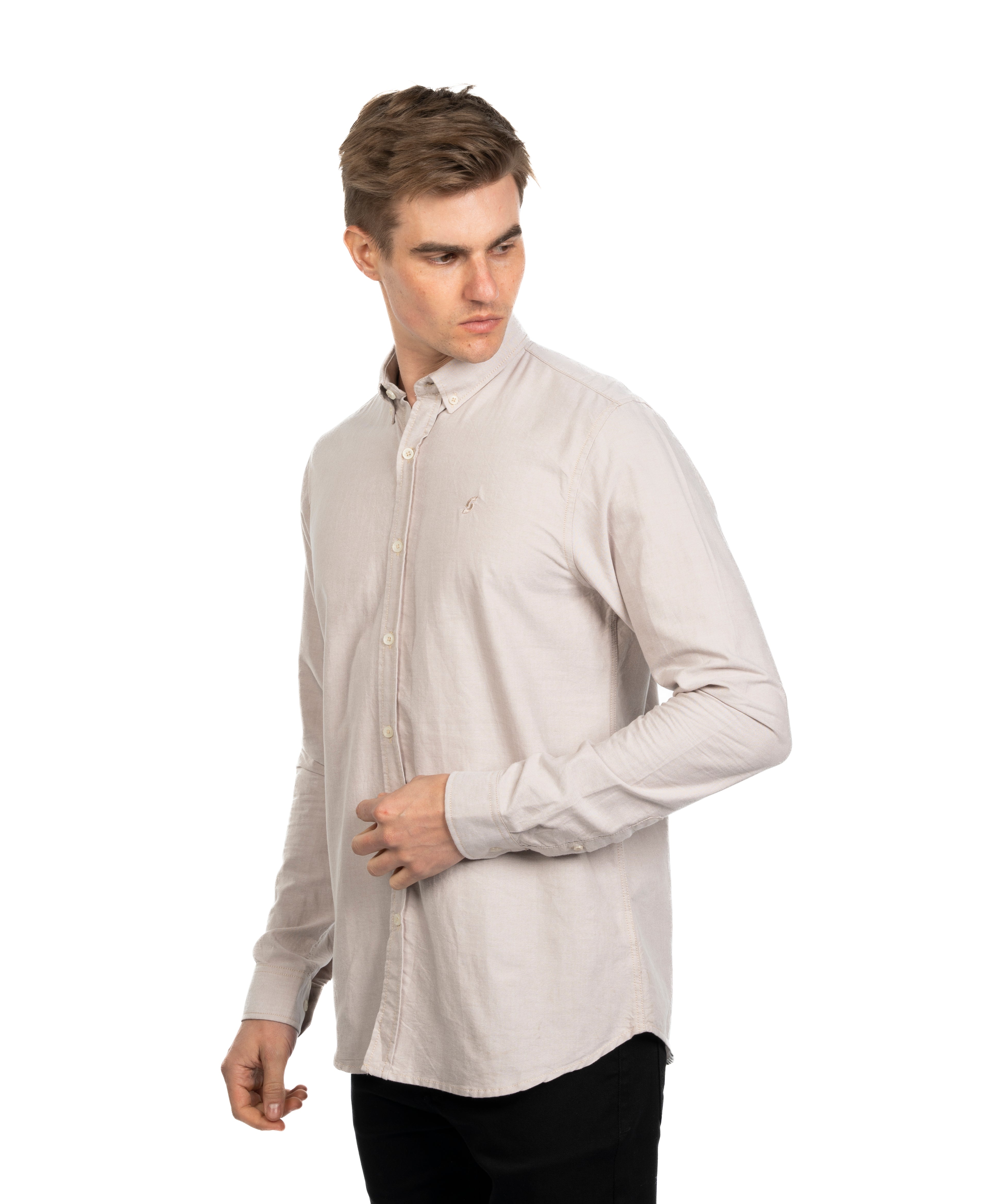 Long Sleeve Shirt - Men - Plain