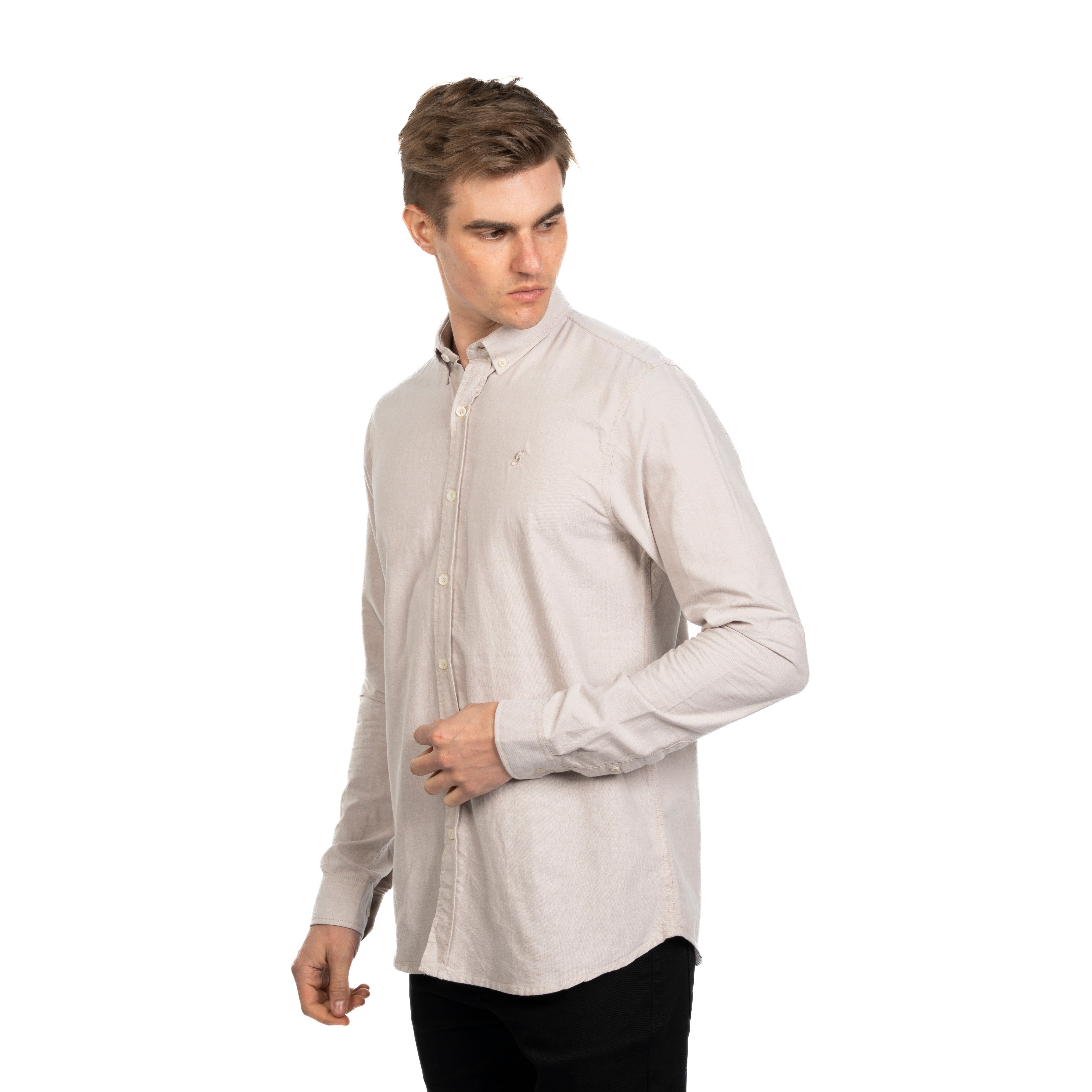 Long Sleeve Shirt - Men - Plain
