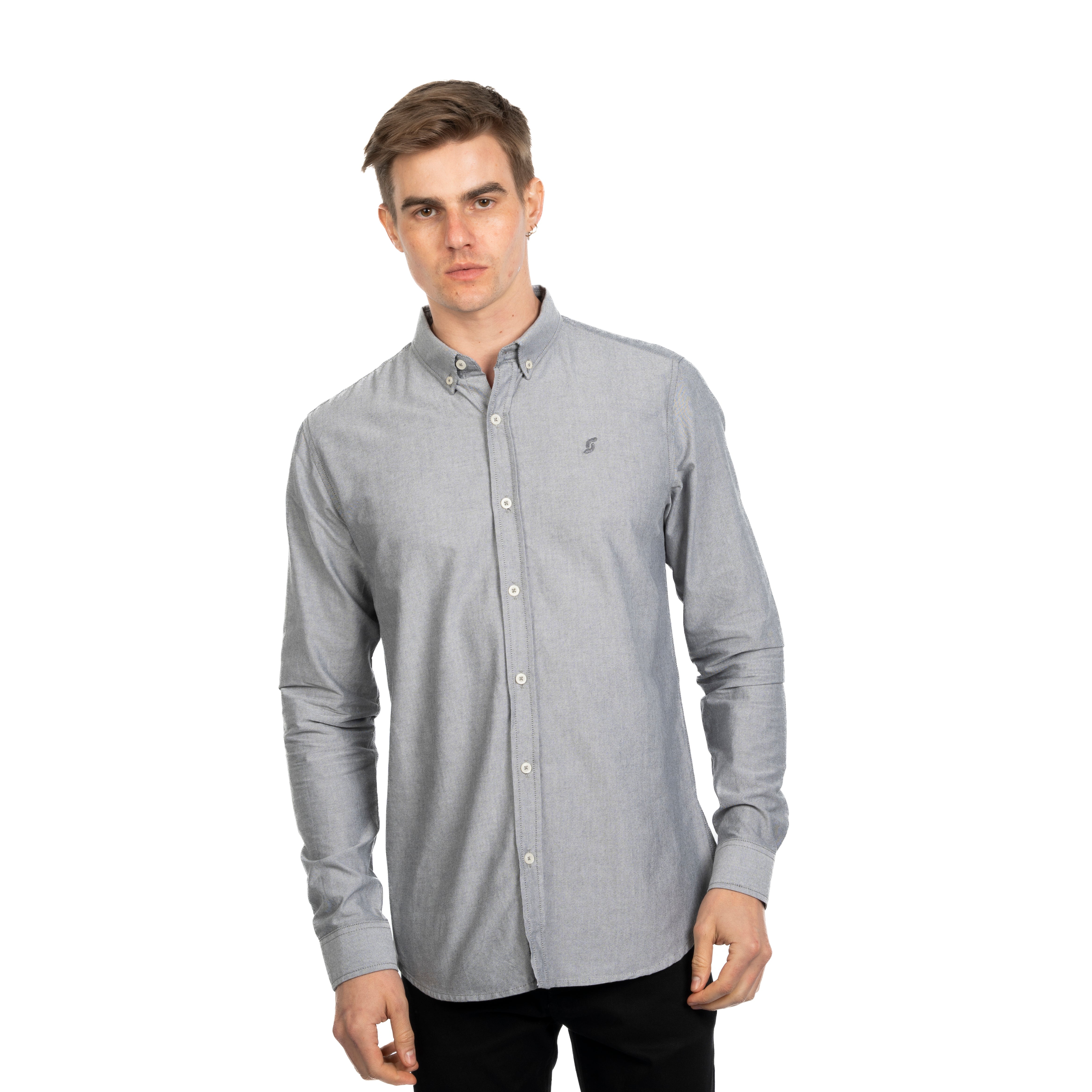 Long Sleeve Shirt - Men - Plain