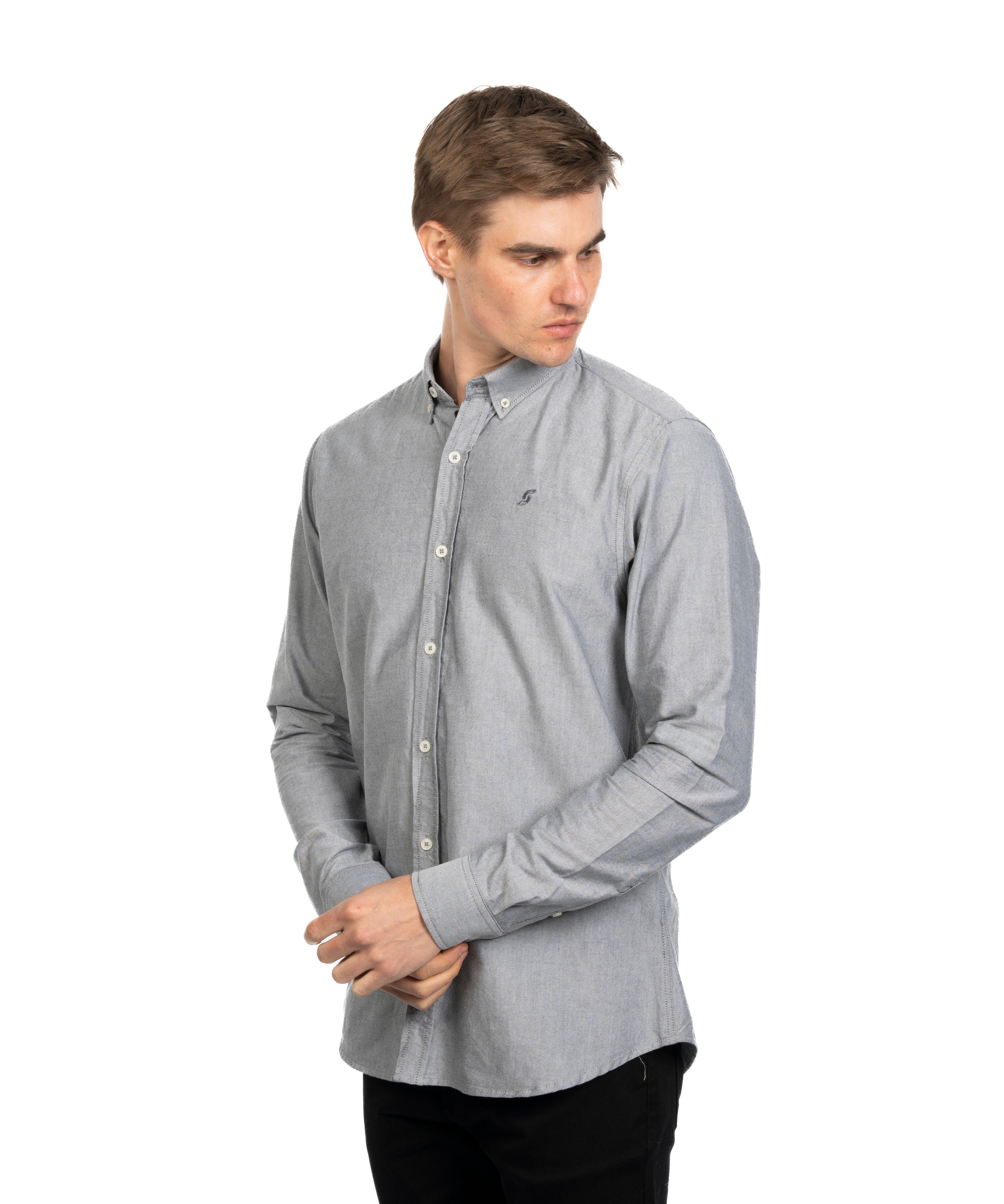 Long Sleeve Shirt - Men - Plain
