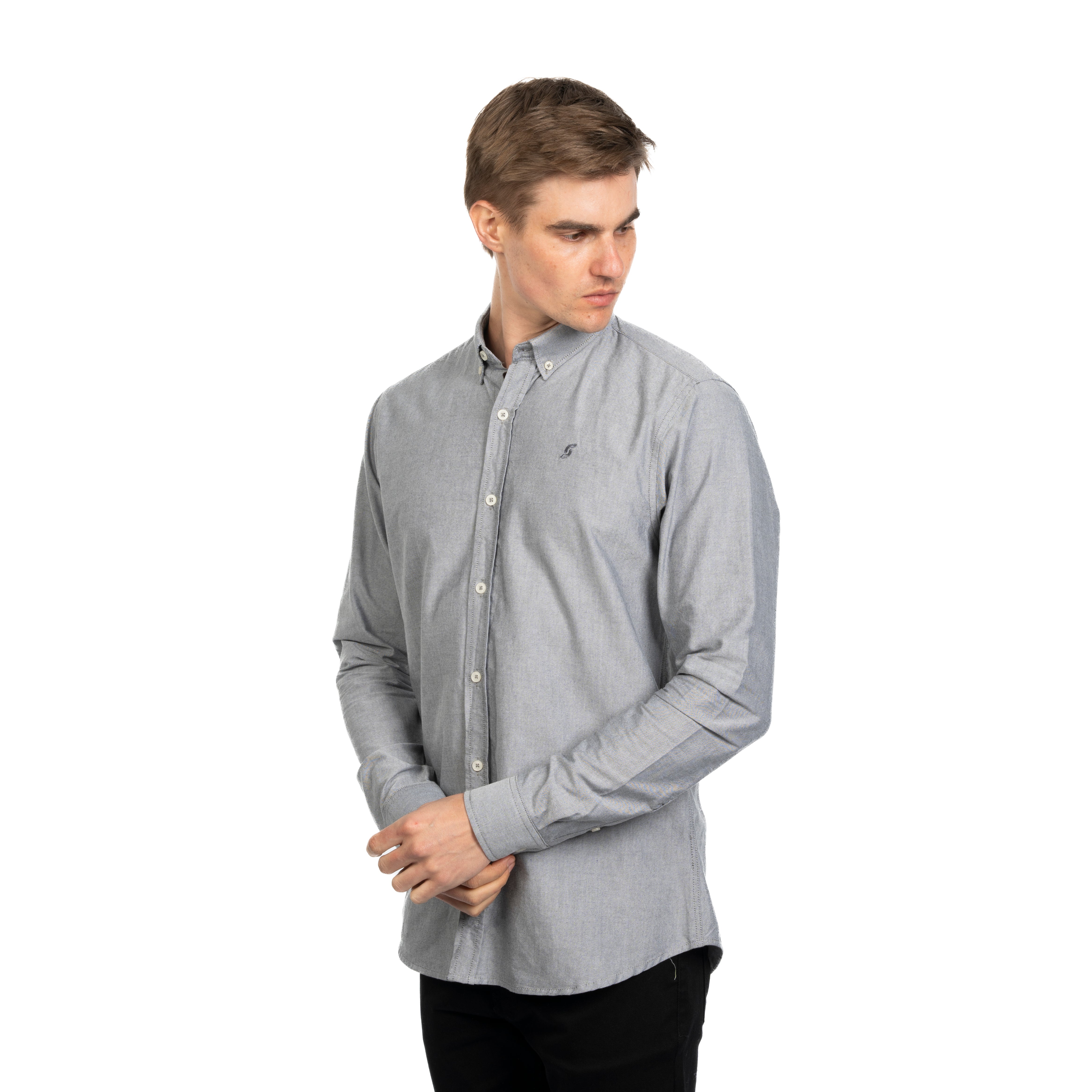 Long Sleeve Shirt - Men - Plain